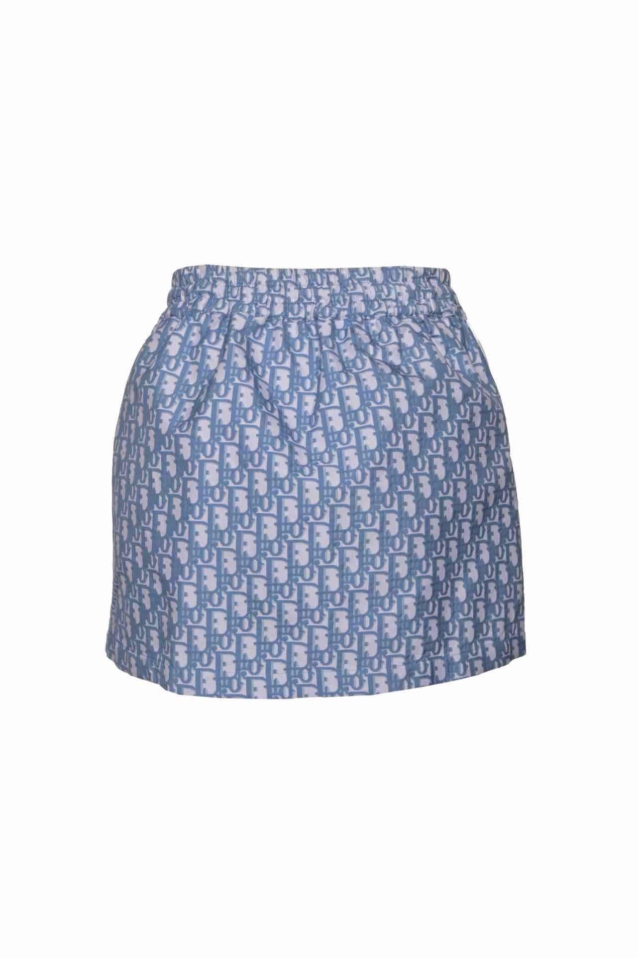 Dior Size 2 Oblique Jacquard Miniskirt - Image 2