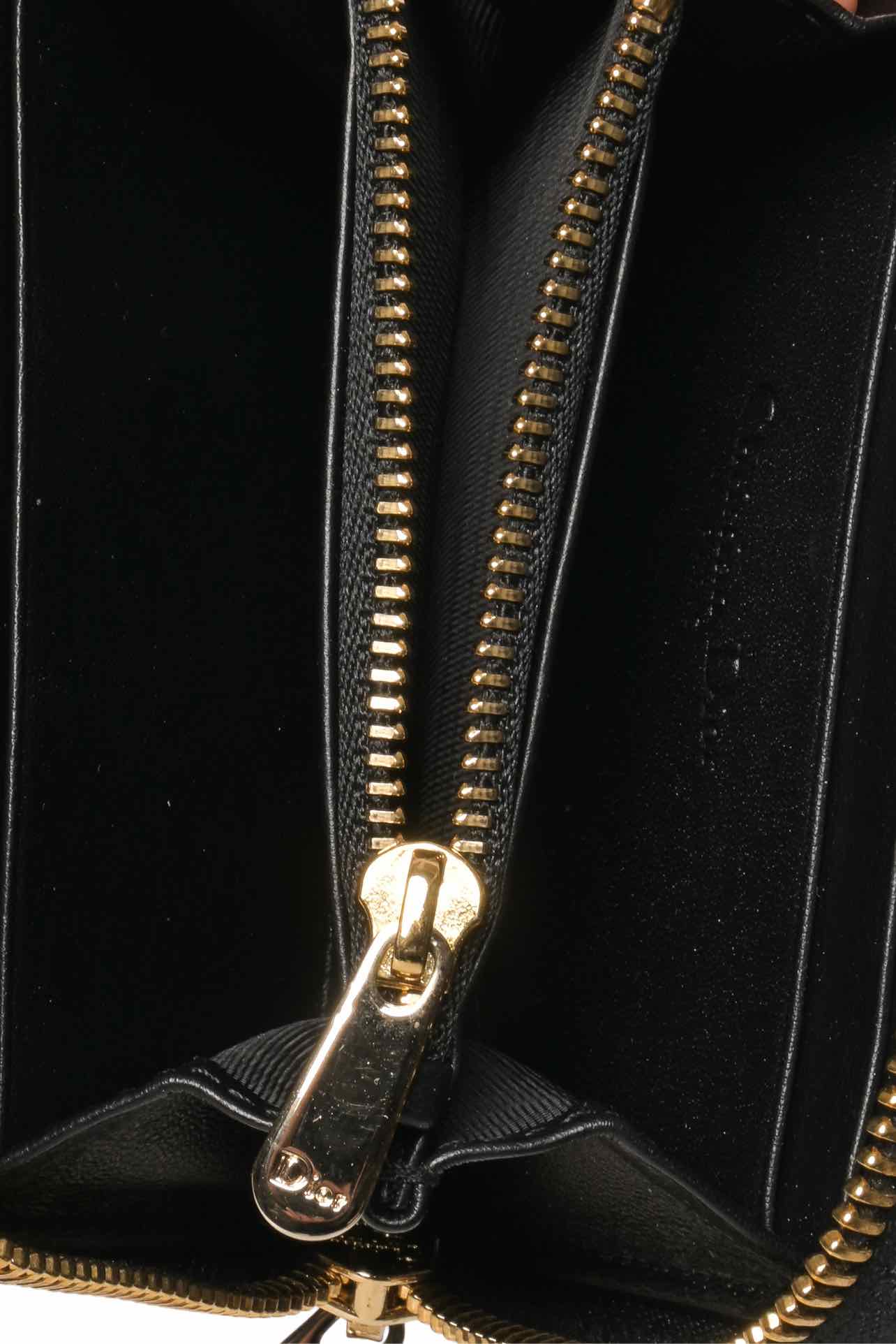 Dior Size 2023 Connage Quilted Patent Lady Dior Multicard Holder Wallet - Image 4