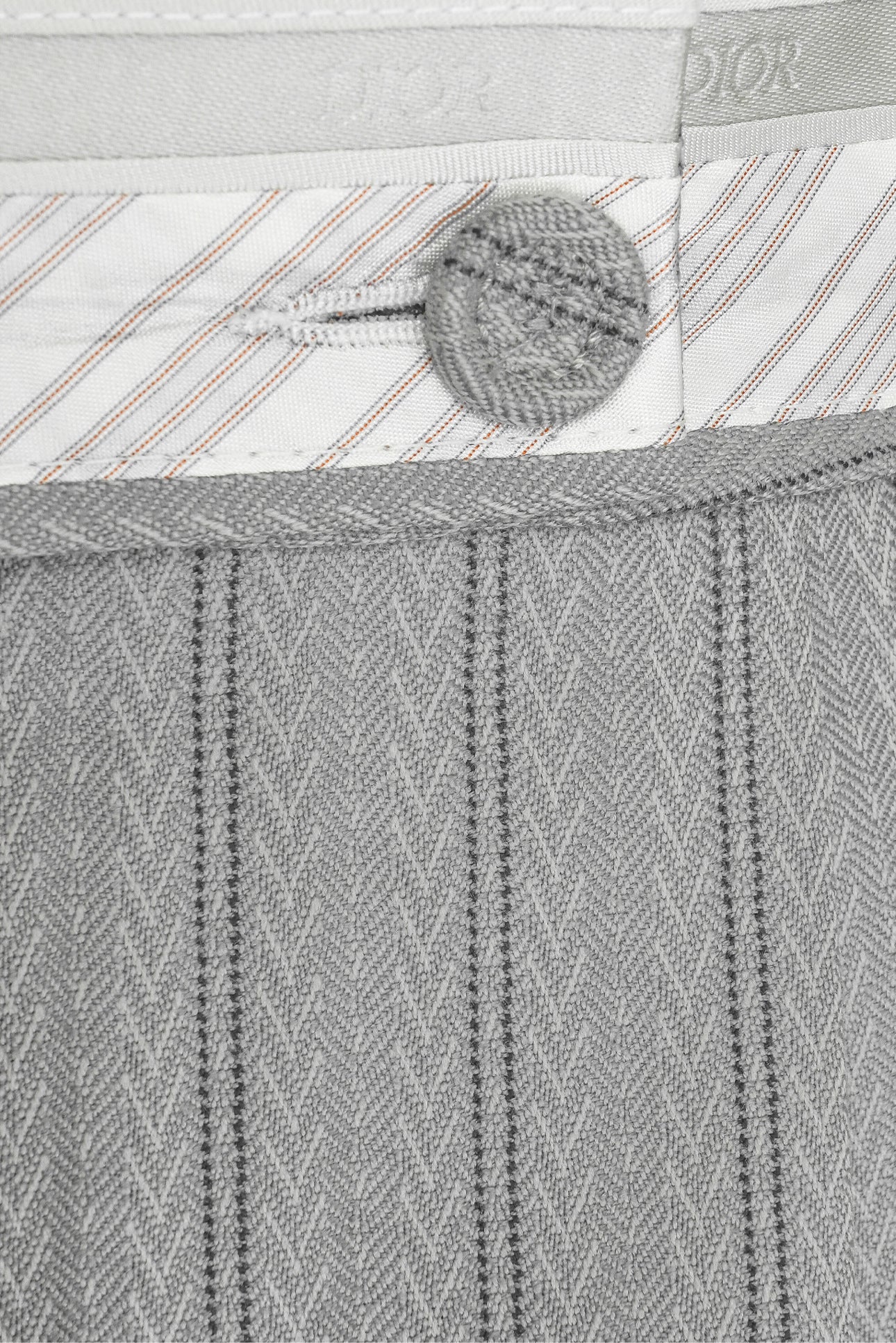 Dior Size 32 Men's Logo Striped Suit Shorts - Image 3