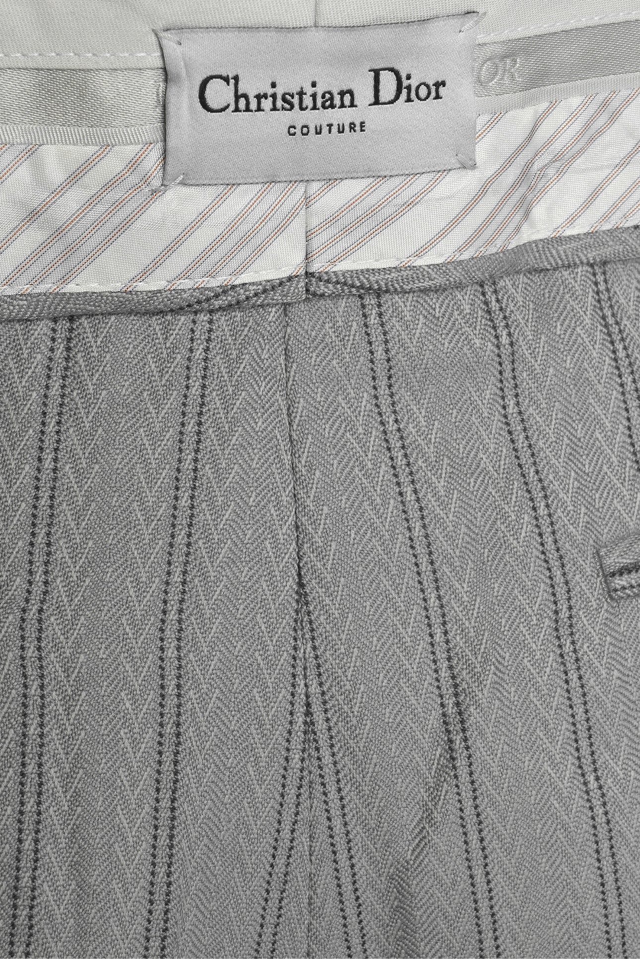 Dior Size 32 Men's Logo Striped Suit Shorts - Image 4