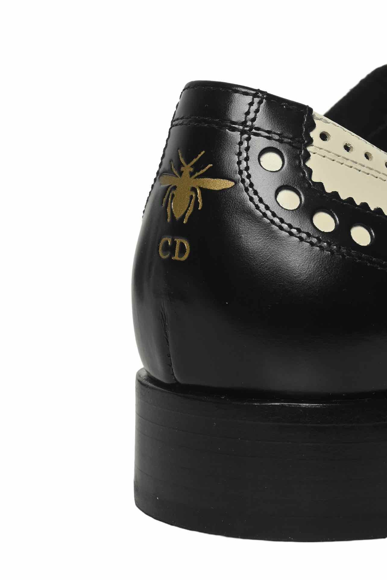 Dior Size 35 Brogue Lace-Up Oxfords - Image 7