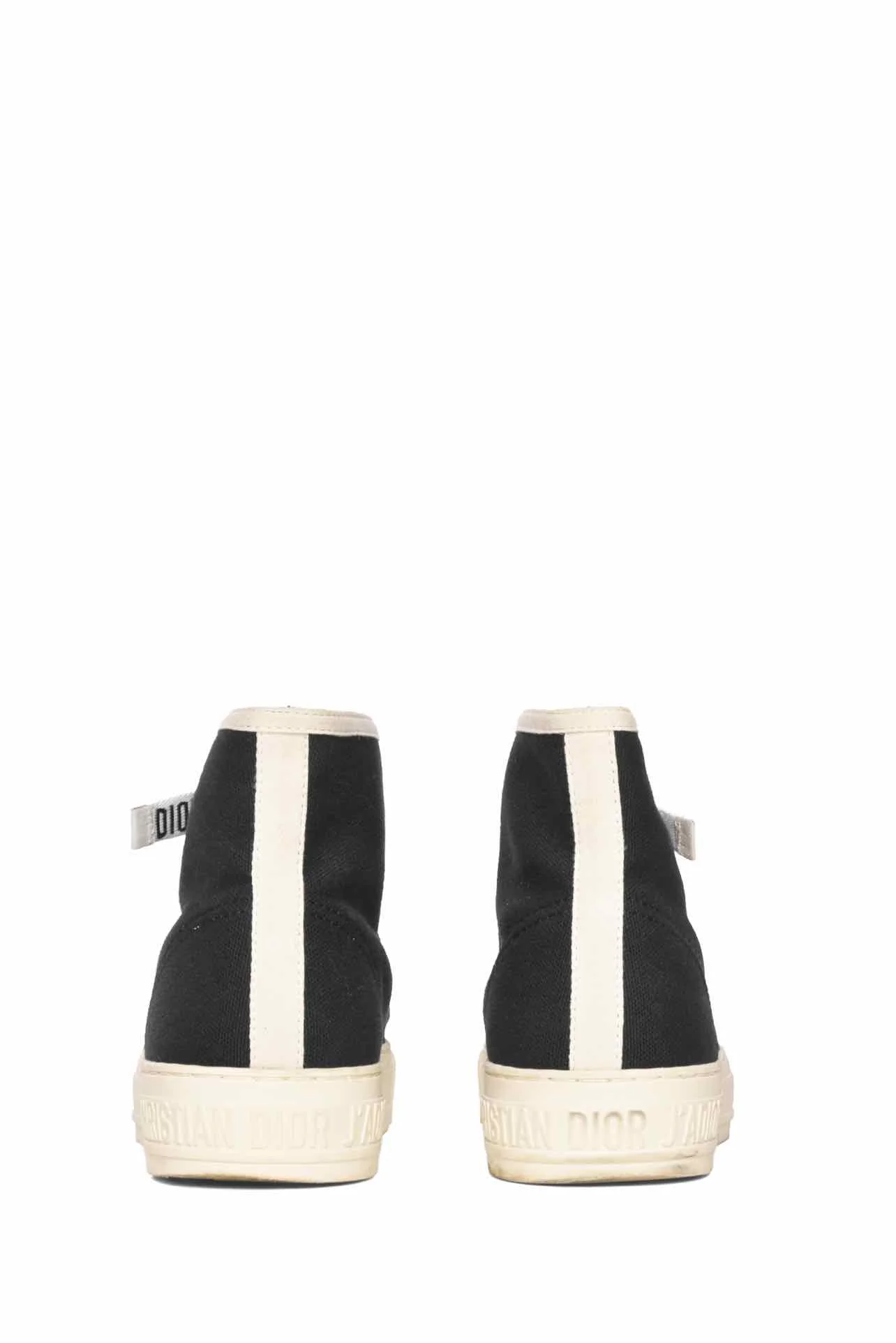 Dior Size 35 Canvas High Top Walk'N'Dior Sneaker - Image 6