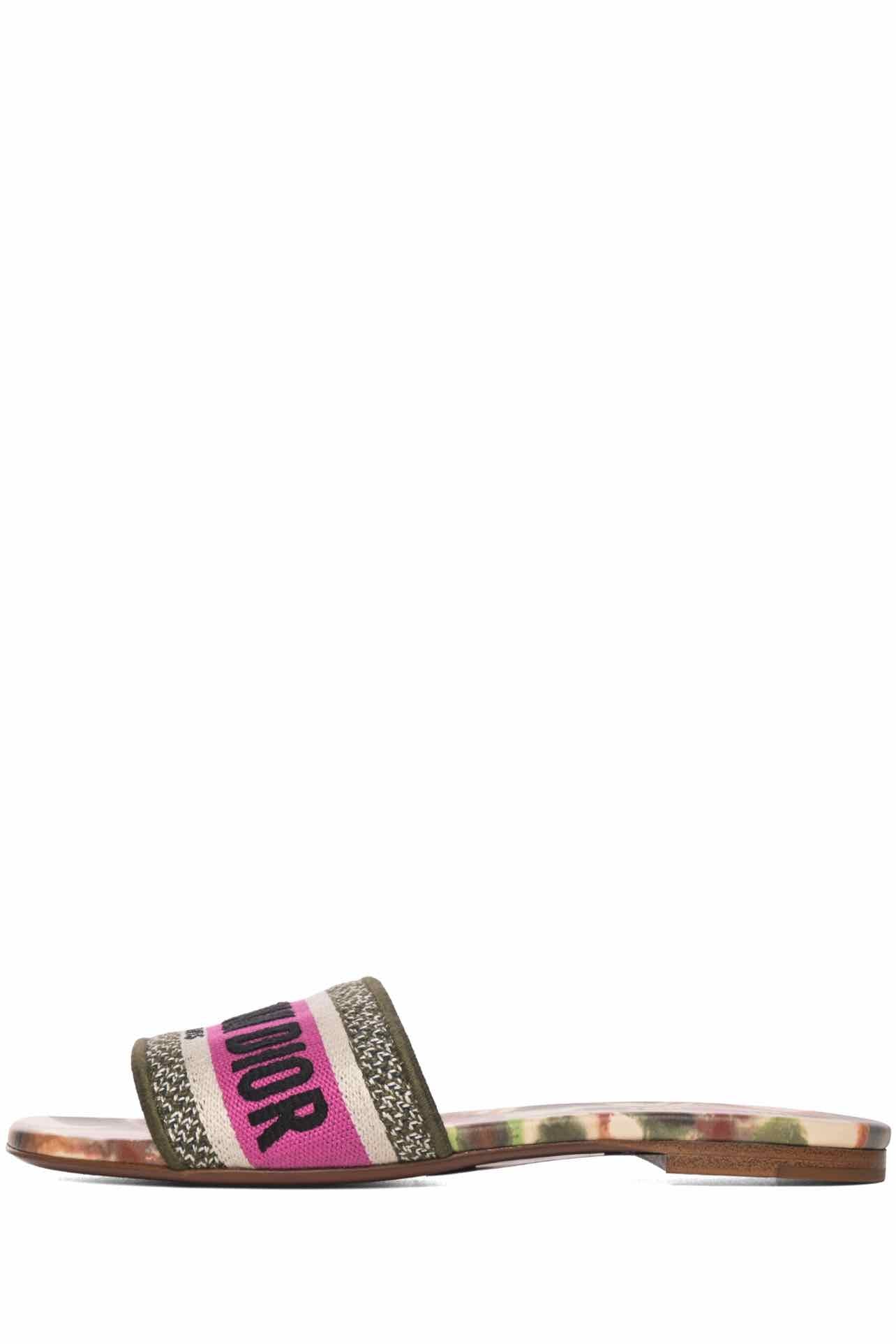 Dior Size 35 Dway KaleiDiorScopic Slide Sandals - Image 3