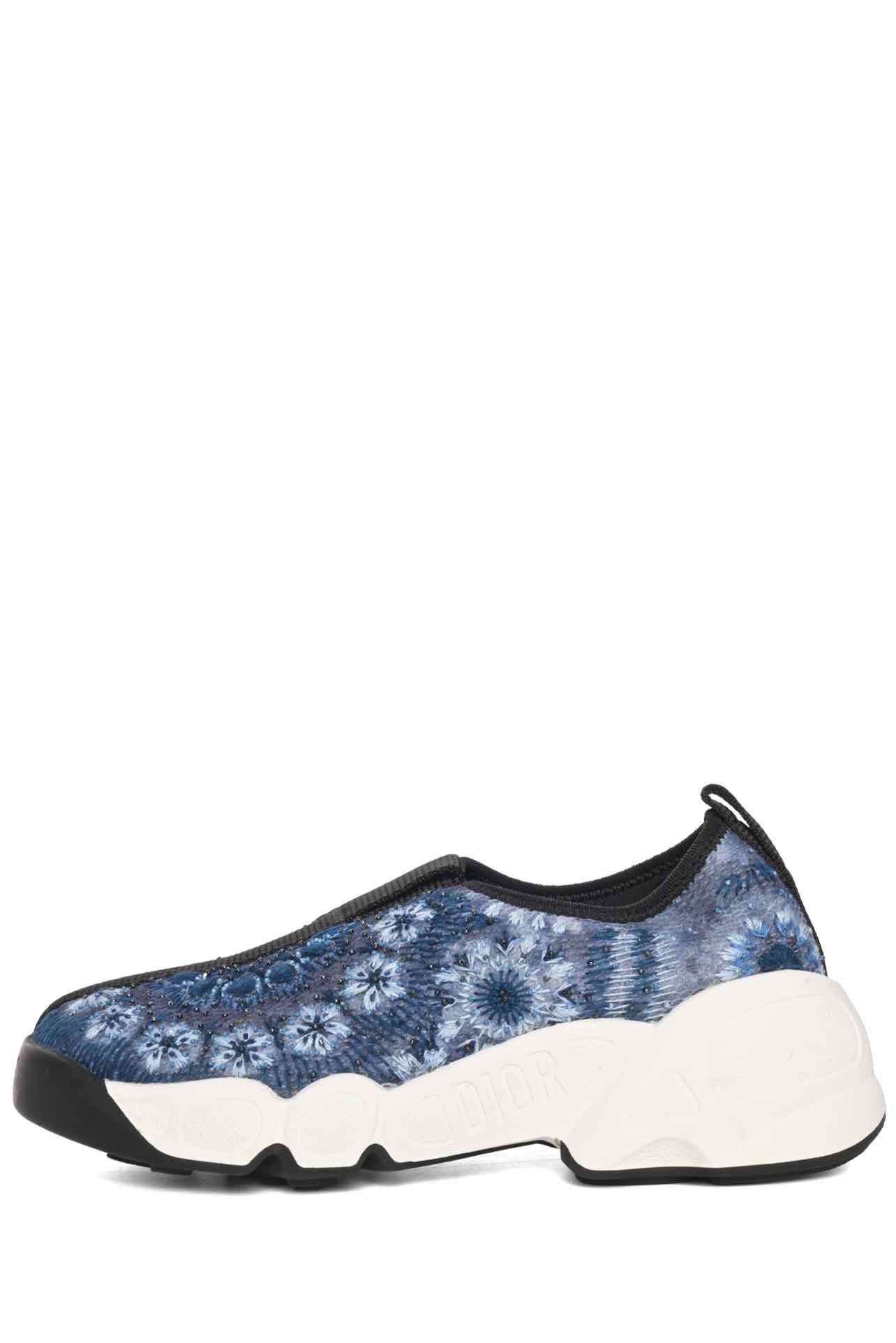 Dior Size 35 Fusion Beaded Slip On Sneaker - Image 3