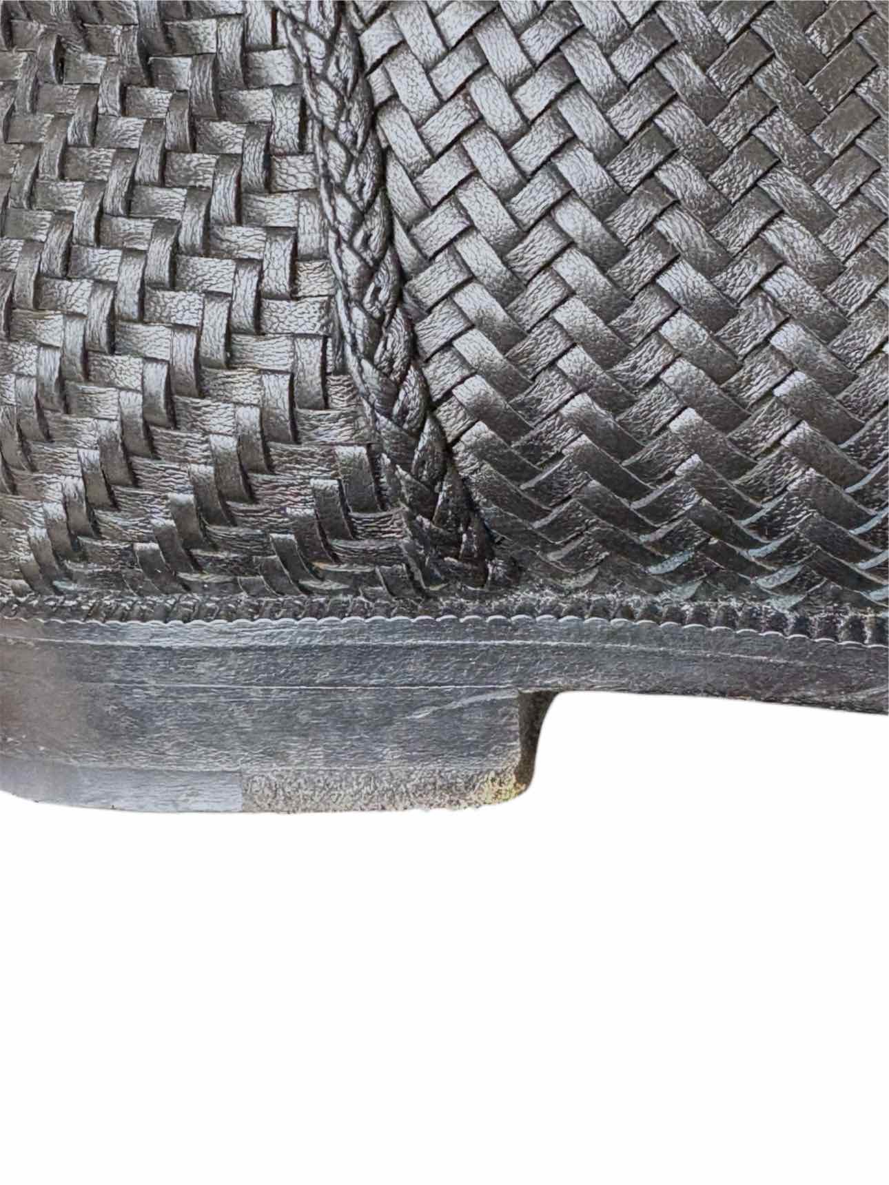 Dior Size 36 Global Woven Leather Boots - Image 6