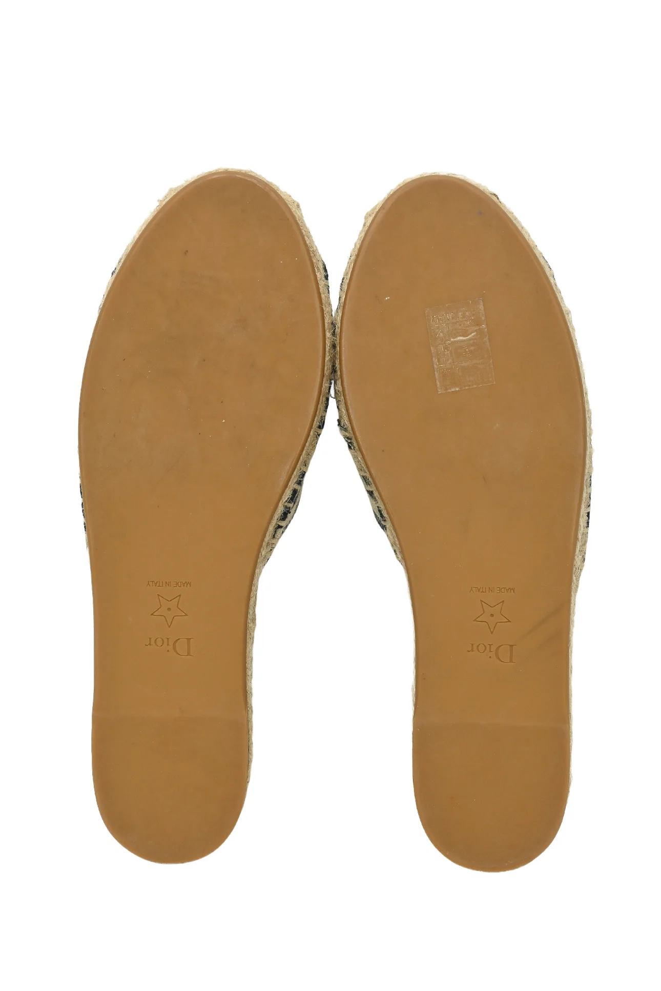 Dior Size 37 Oblique Canvas Granville Espadrille Mules - Image 6
