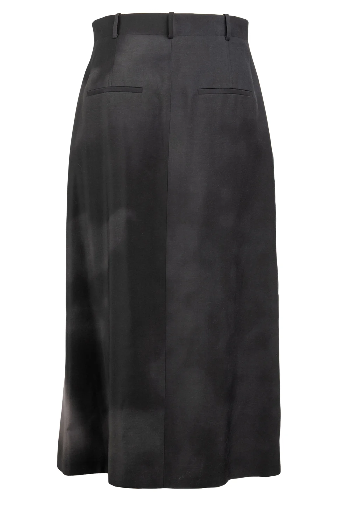 Dior Size 4 Eiffel Tower Wool Midi Skirt - Image 2