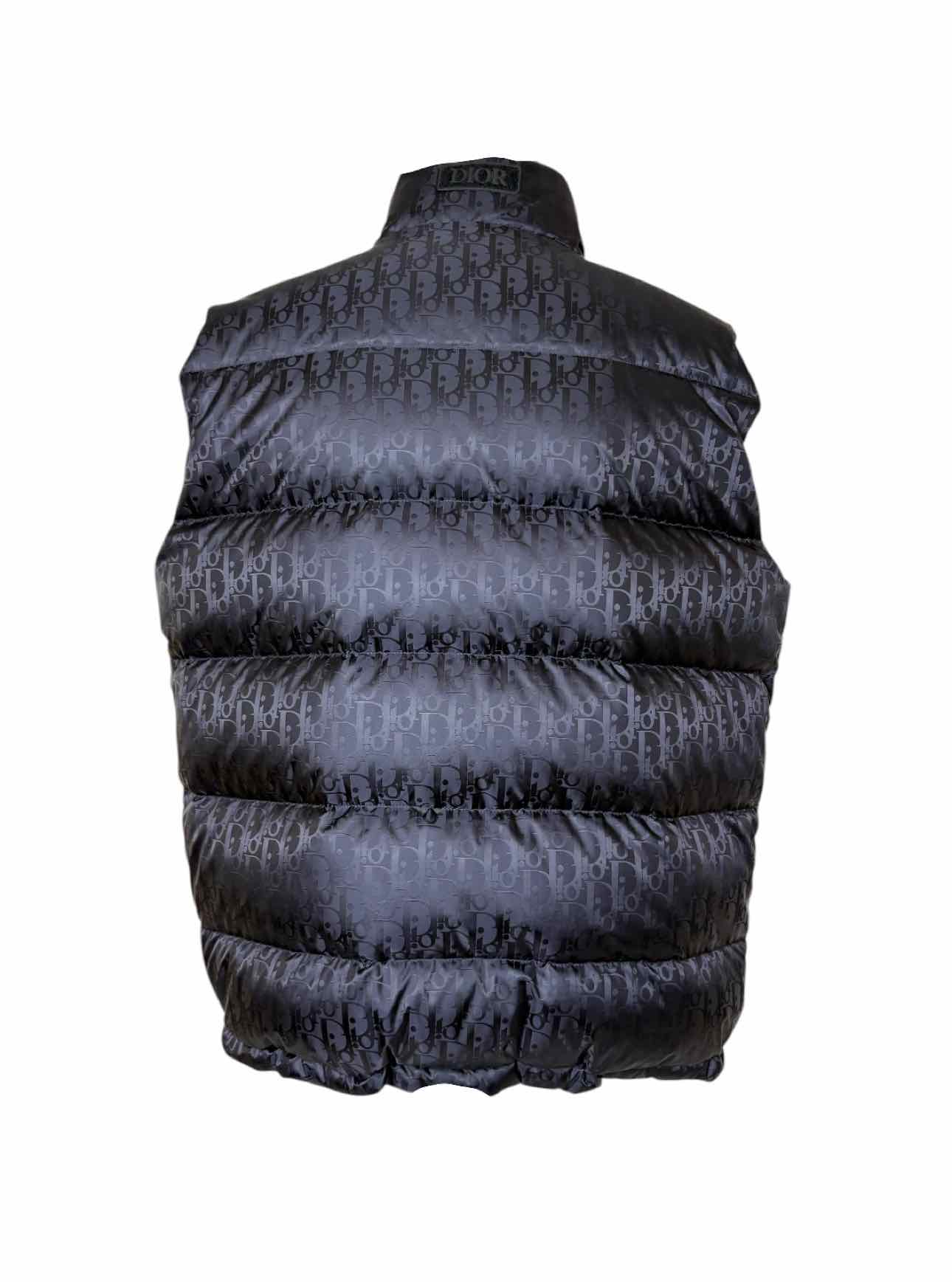 Dior Size 54 Men's Oblique Quilted Down Vest - Image 2