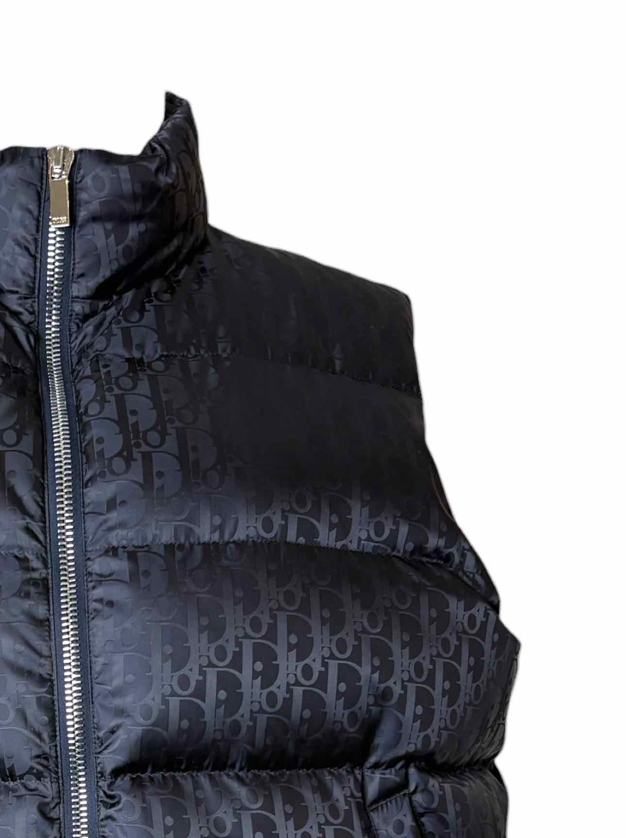 Dior Size 54 Men's Oblique Quilted Down Vest - Image 3