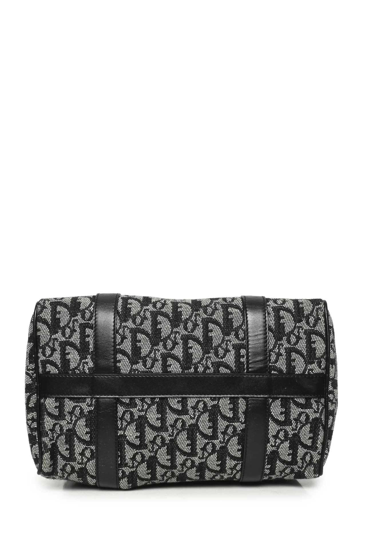 Dior Vintage 2002 Trotter Canvas Boston Bag Purse - Image 4