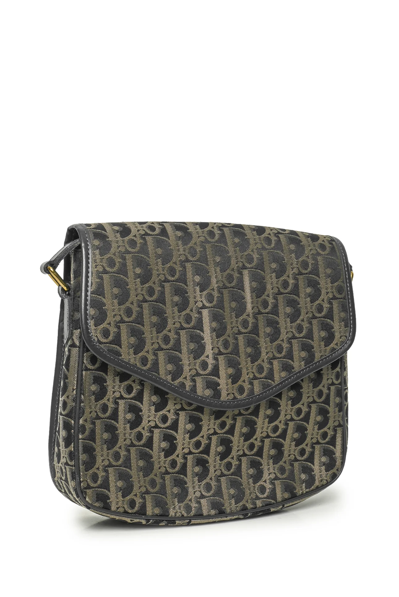 Dior Vintage Trotter Monogram Shoulder Bag - Image 2