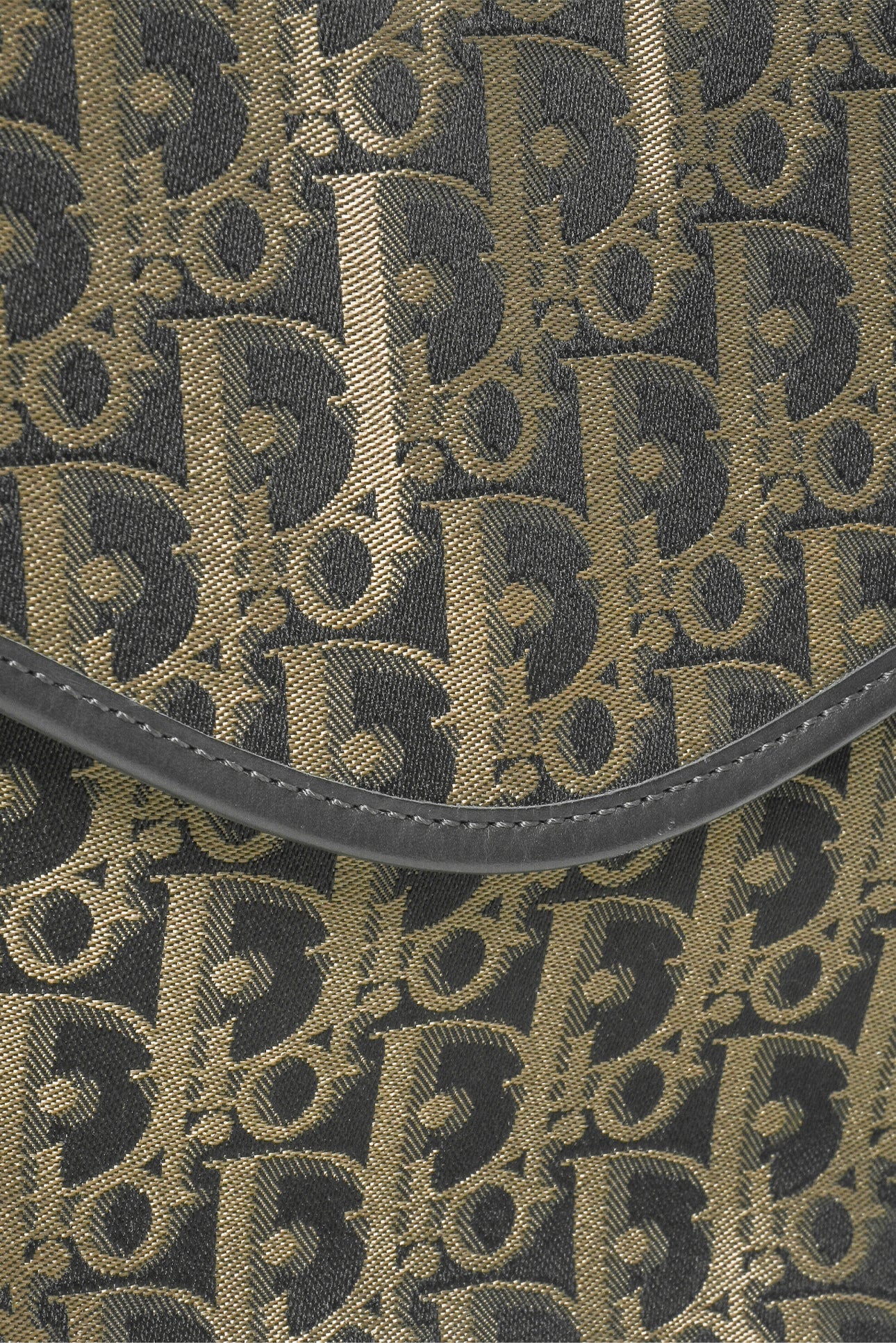 Dior Vintage Trotter Monogram Shoulder Bag - Image 5