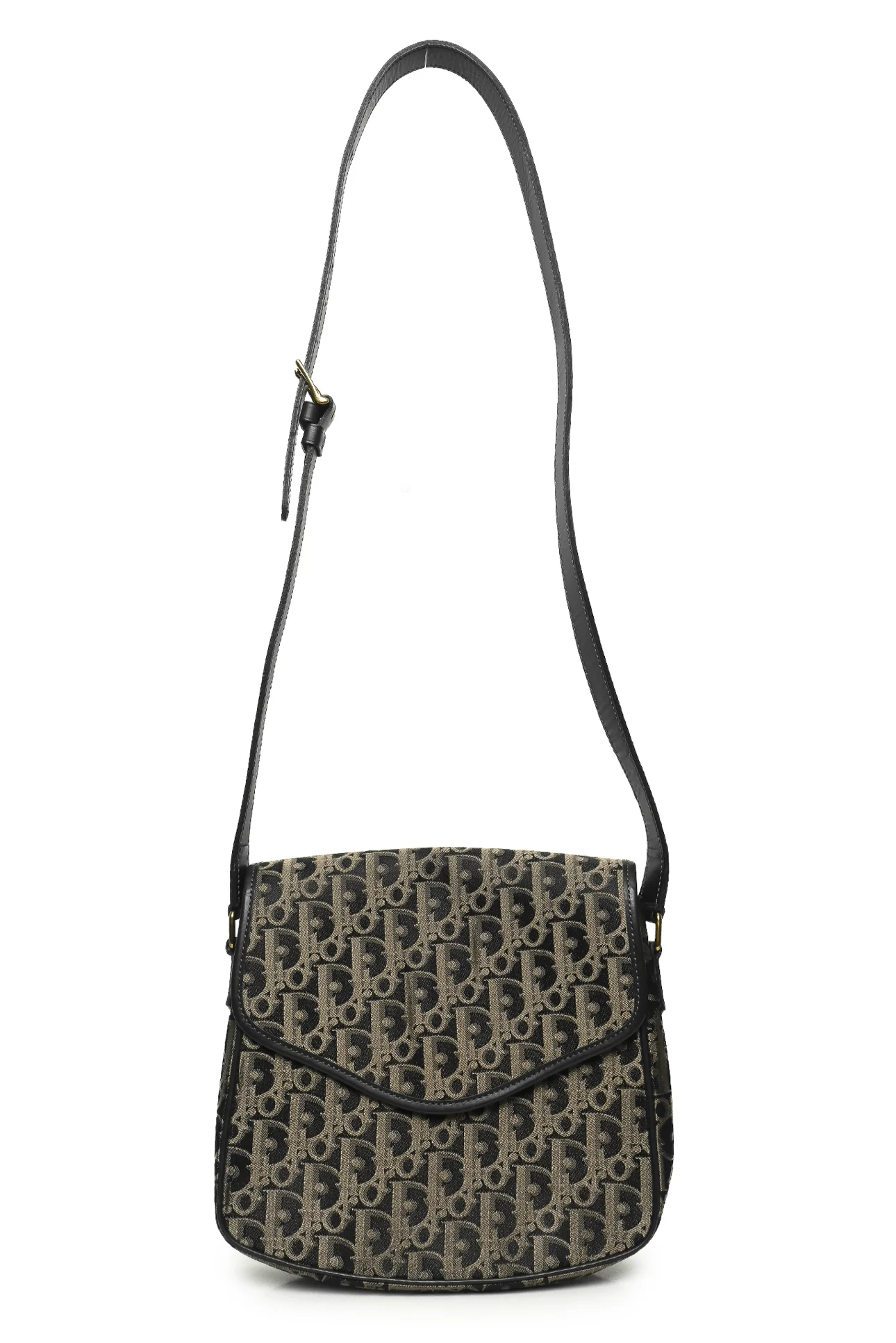 Dior Vintage Trotter Monogram Shoulder Bag - Image 6