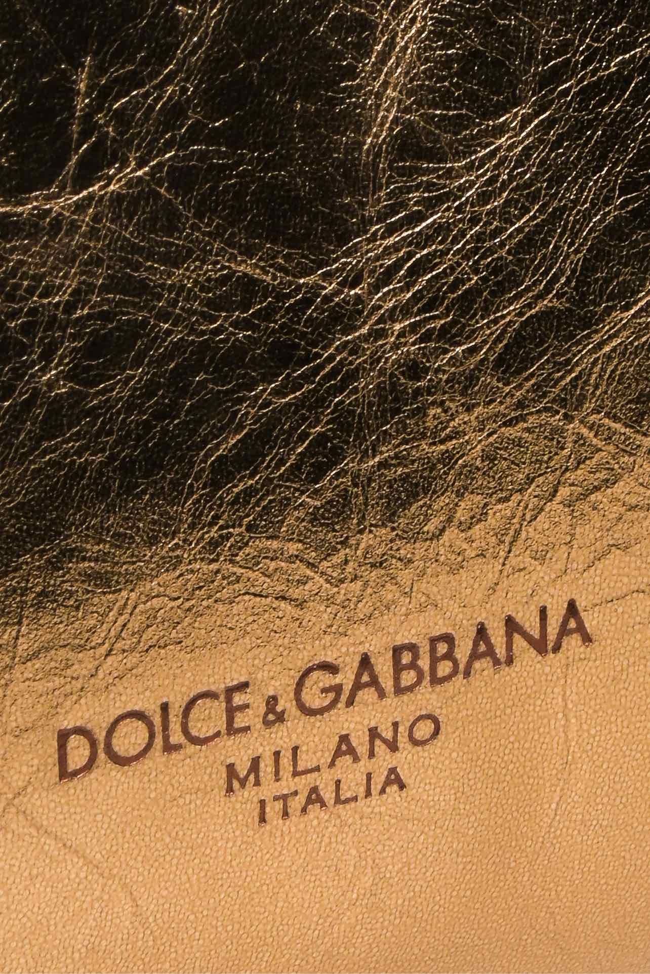 Dolce & Gabbana Marlena Foldover Top Chain Shoulder Bag - Image 5