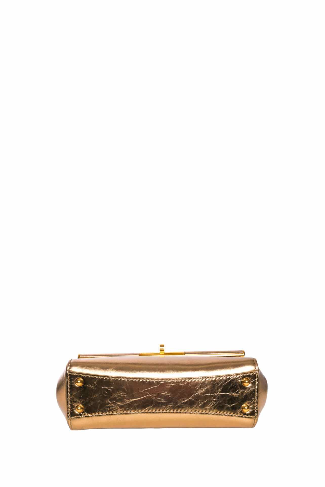 Dolce & Gabbana Marlena Foldover Top Chain Shoulder Bag - Image 6
