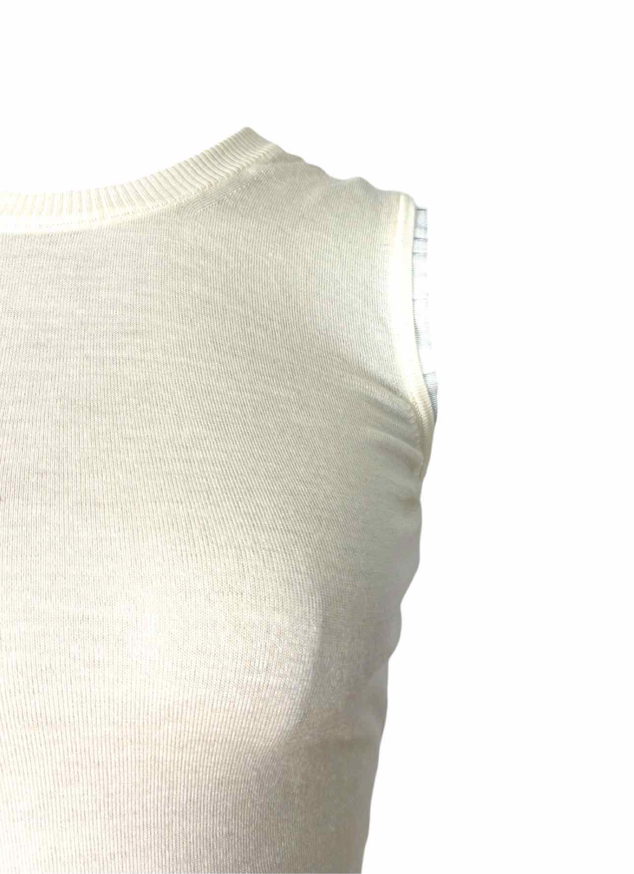 Dolce & Gabbana Size 42 Sleeveless Knit Sweater - Image 3