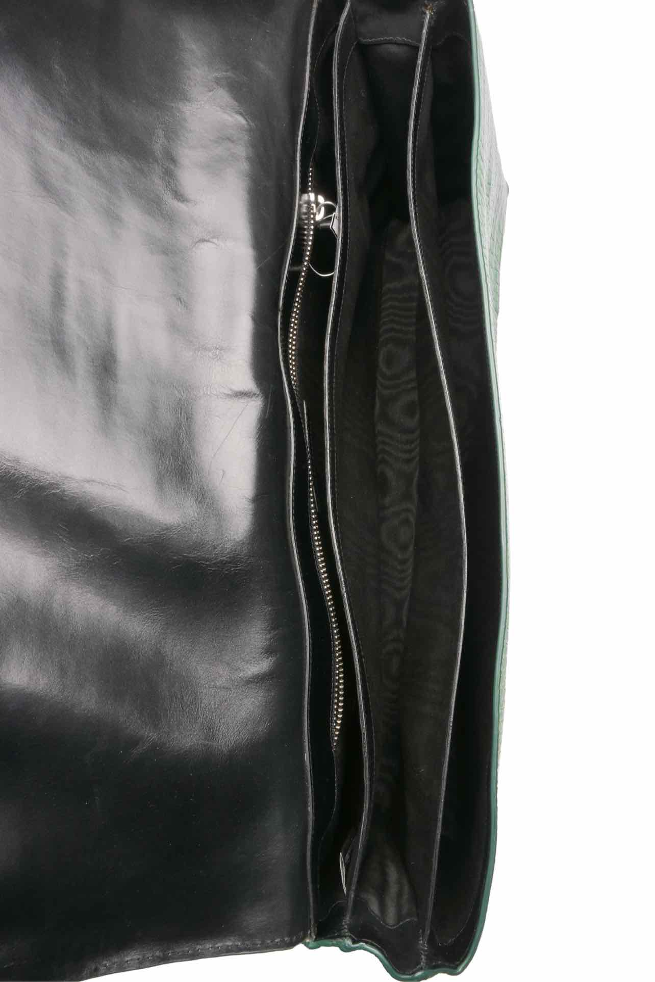 Dries Van Noten Oversized Croc Embossed Clutch - Image 6
