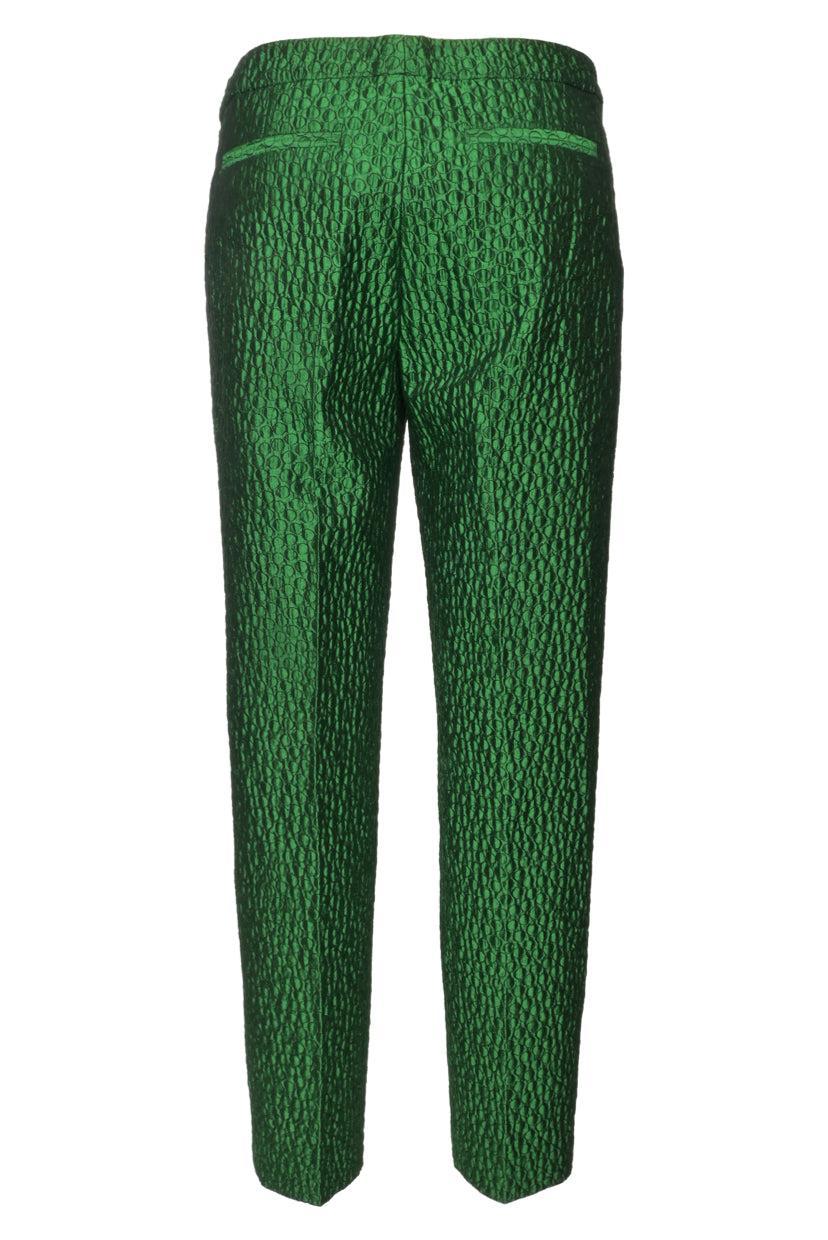 Dries Van Noten Size 36 Richy Embossed Pants - Image 2