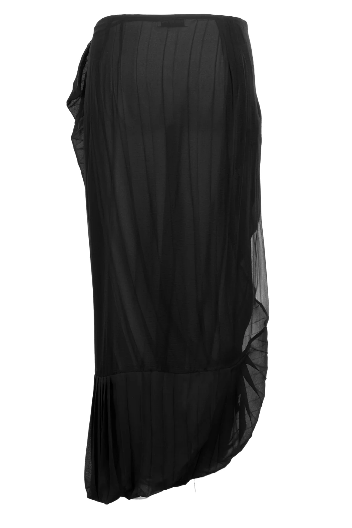 Dries Van Noten Size 36 Wrap Pleated Long Skirt - Image 2