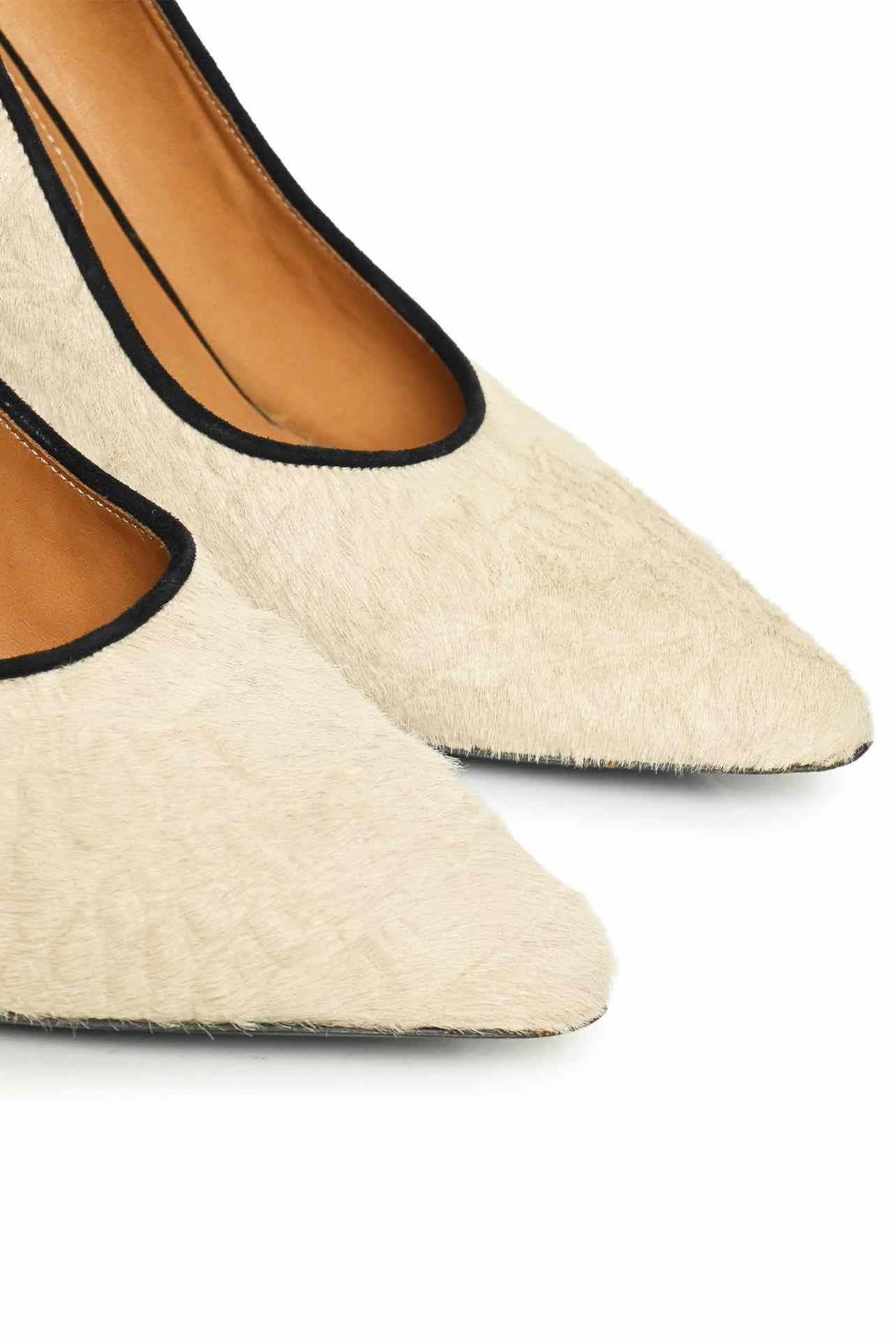 Dries Van Noten Size 37 Fur Pumps - Image 5