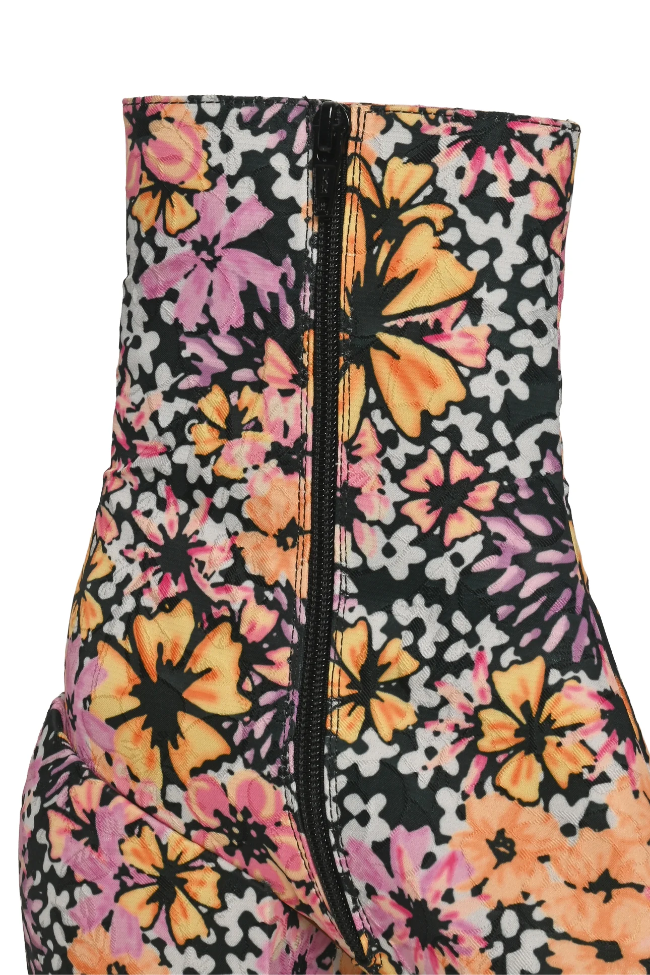 Dries Van Noten Size 38.5 Floral Ankle Boots - Image 6