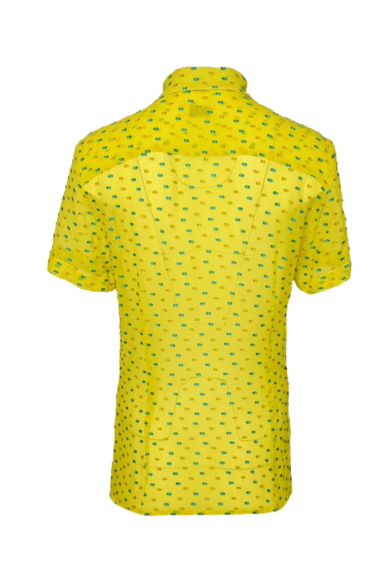Dries Van Noten Size 38 Dotted Sheer Blouse - Image 2