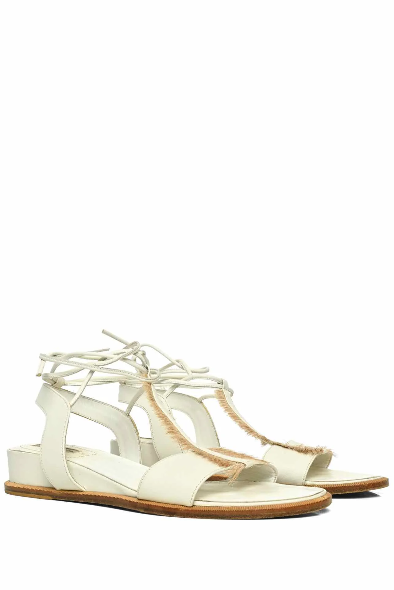 Dries Van Noten Size 39.5 Zebra Print Suede Mules - Image 2