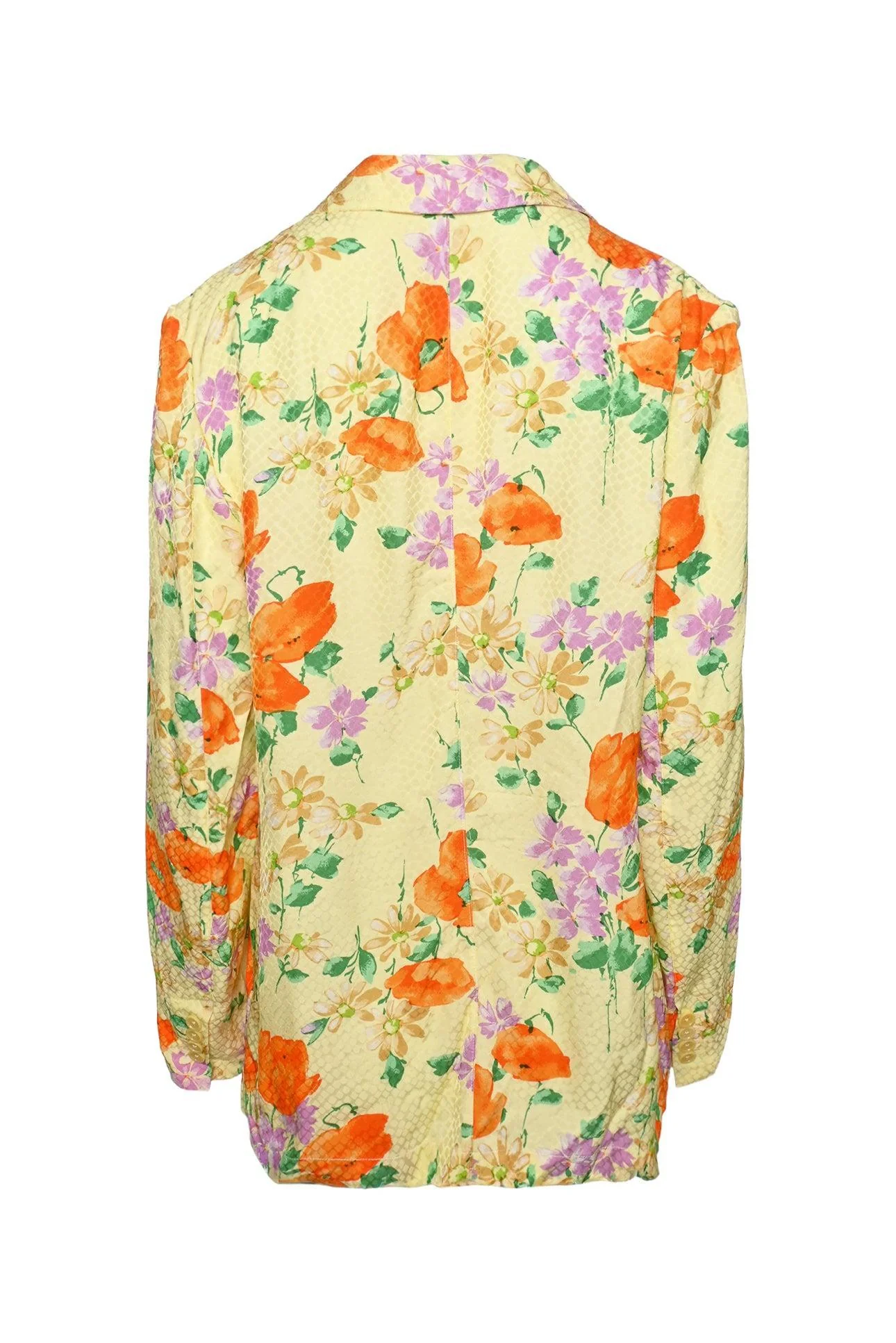 Dries Van Noten Size 42 Floral Print Blazer - Image 2