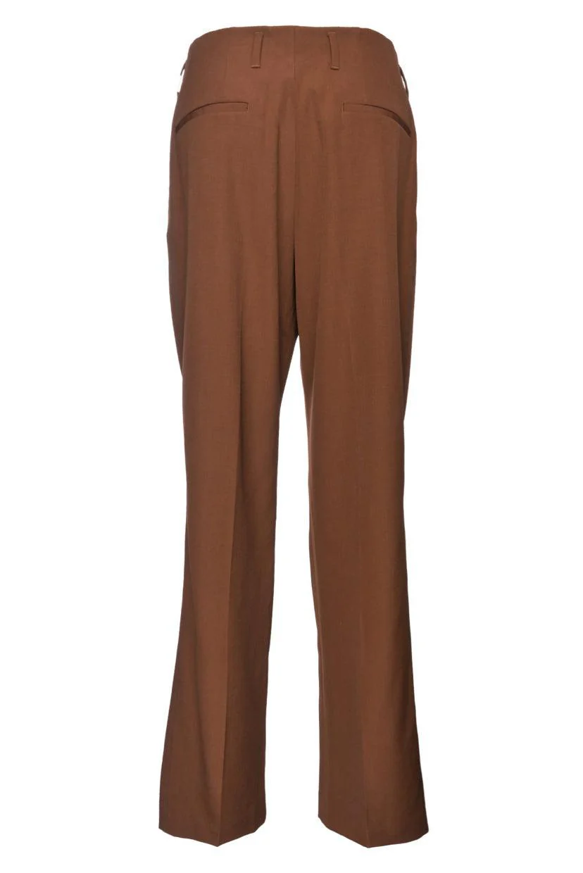 Dries Van Noten Size 42 Straight Leg Wool Pants - Image 2