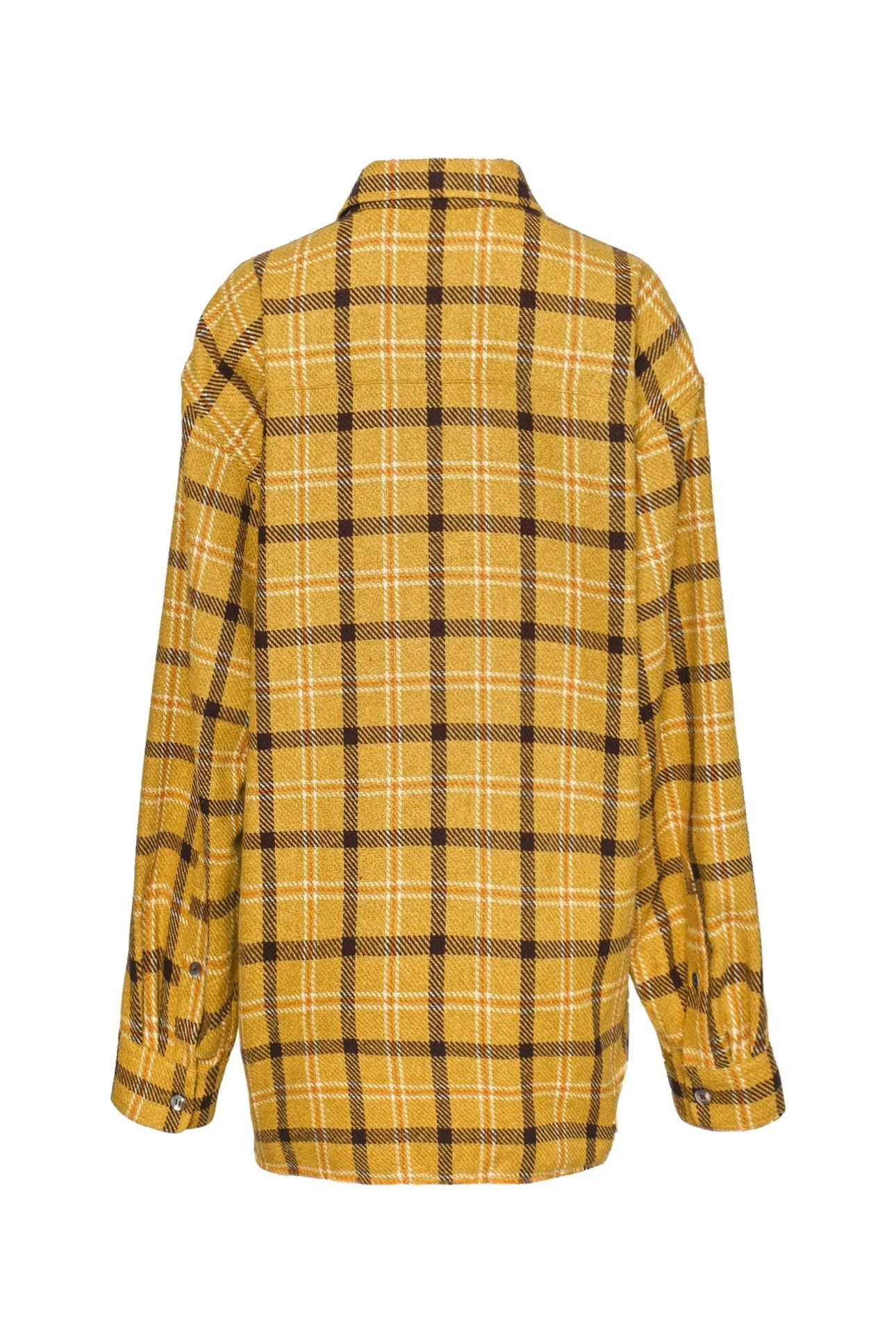 Dries Van Noten Size M Men's Calendo Oversized Plaid Flannel Shirt Long Sleeve - Image 2