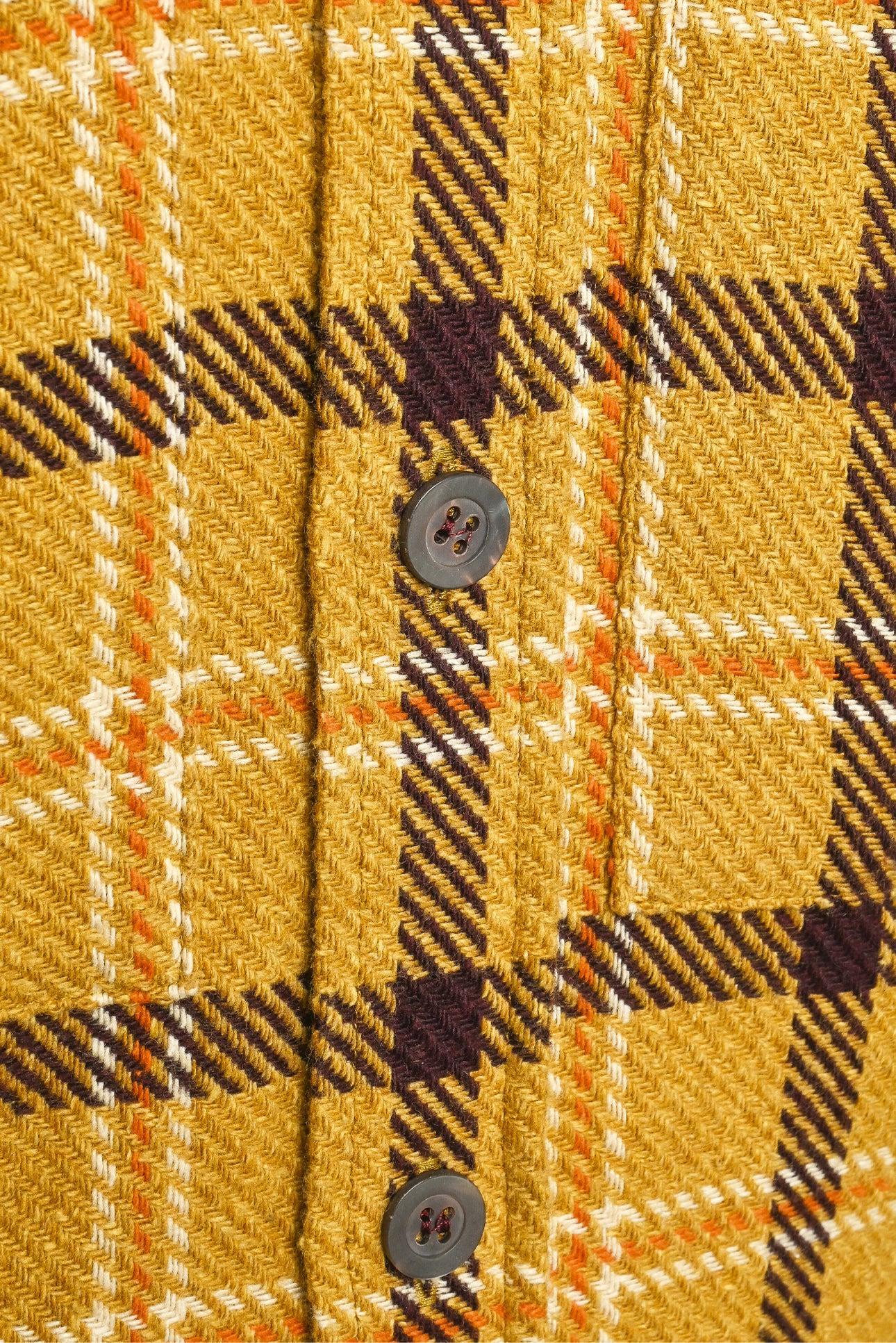 Dries Van Noten Size M Men's Calendo Oversized Plaid Flannel Shirt Long Sleeve - Image 3