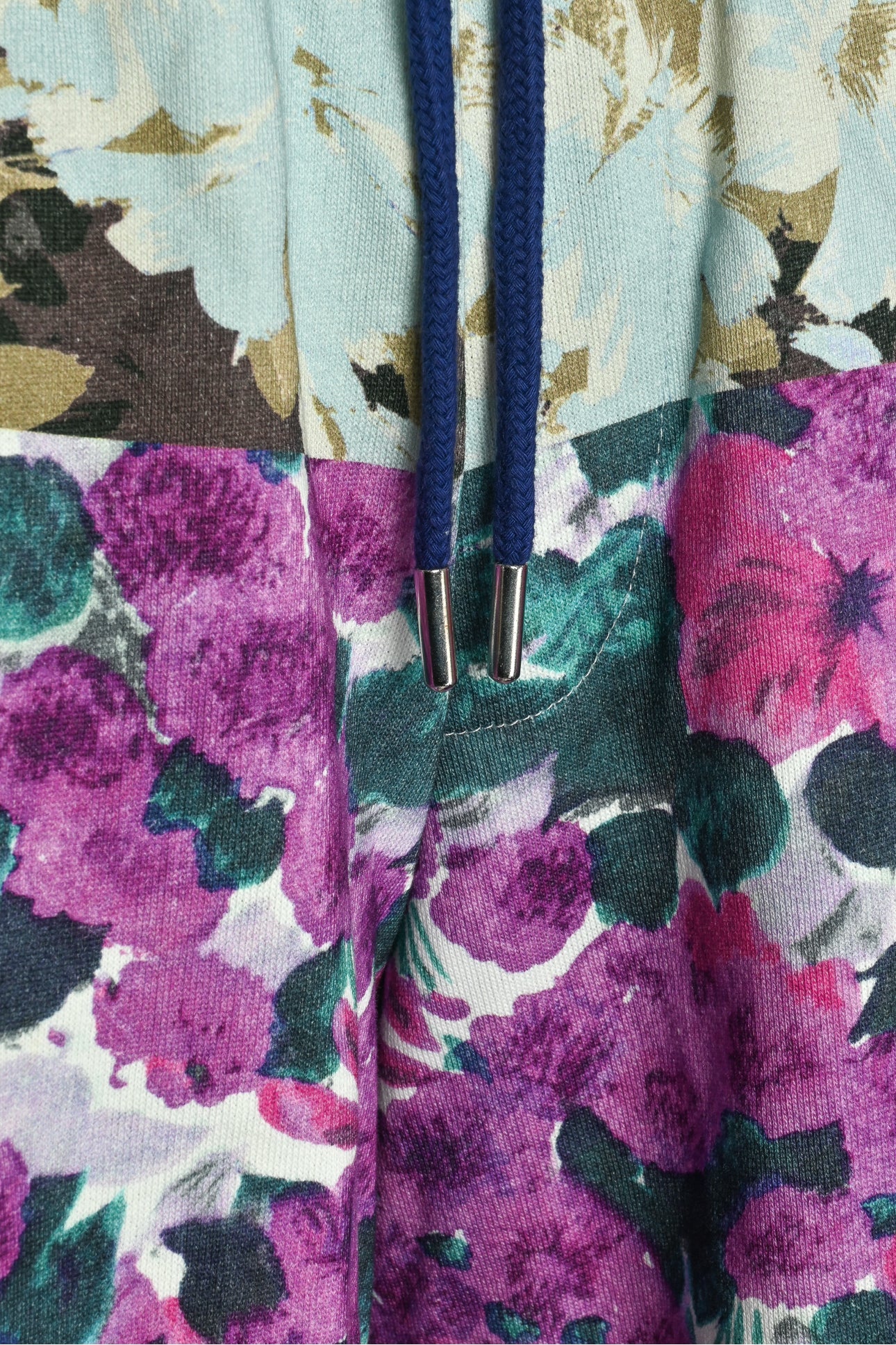 Dries Van Noten Size S Floral Pleated Sweatshorts - Image 3