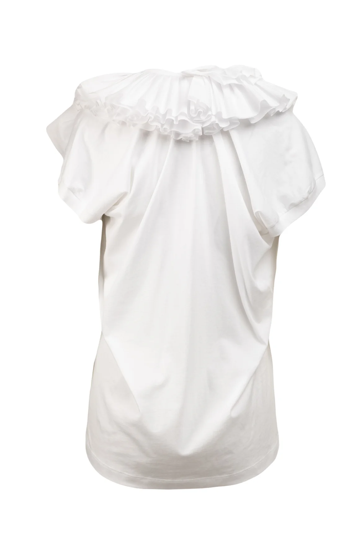 Dries Van Noten Size S Hena Ruffle Cap Sleeve Top - Image 2