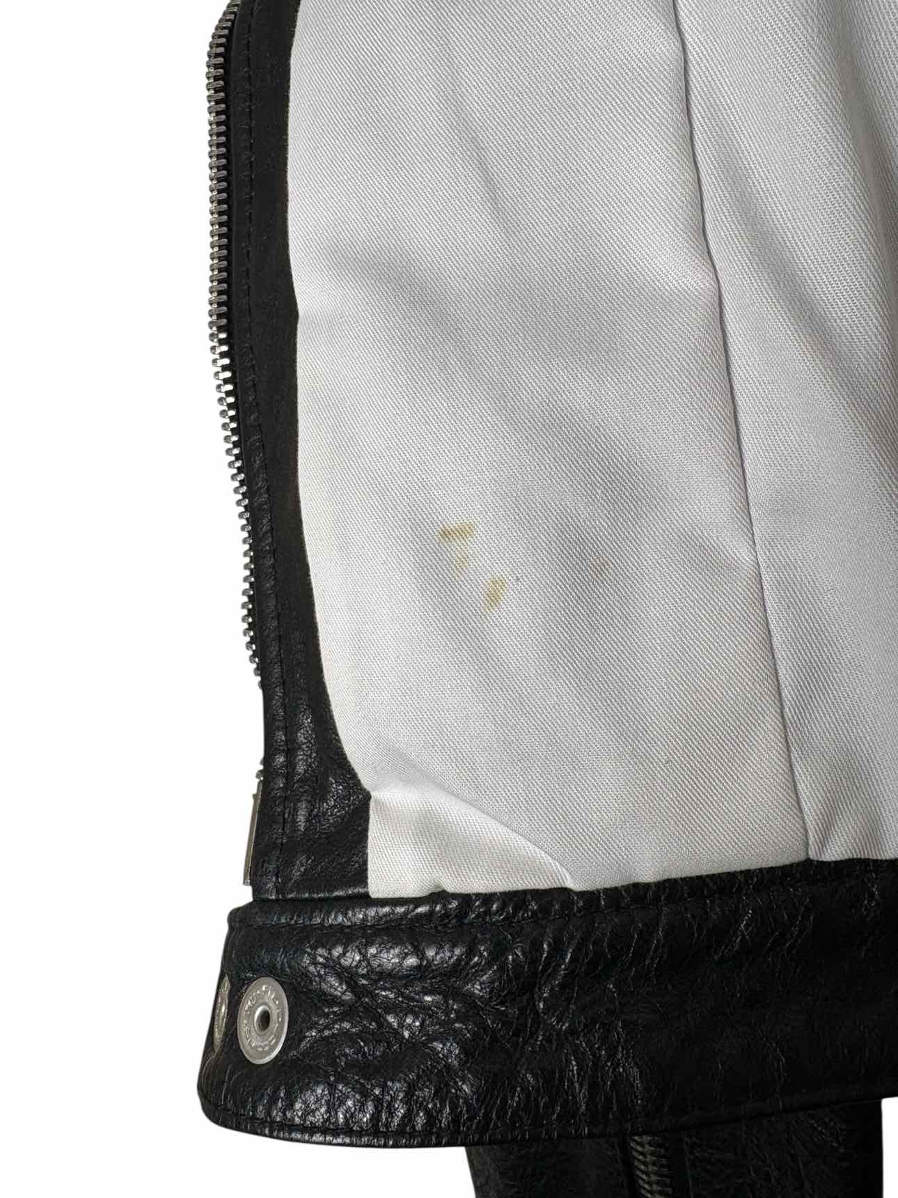 DSquared Leather Moto Size XS Jacket - Image 6