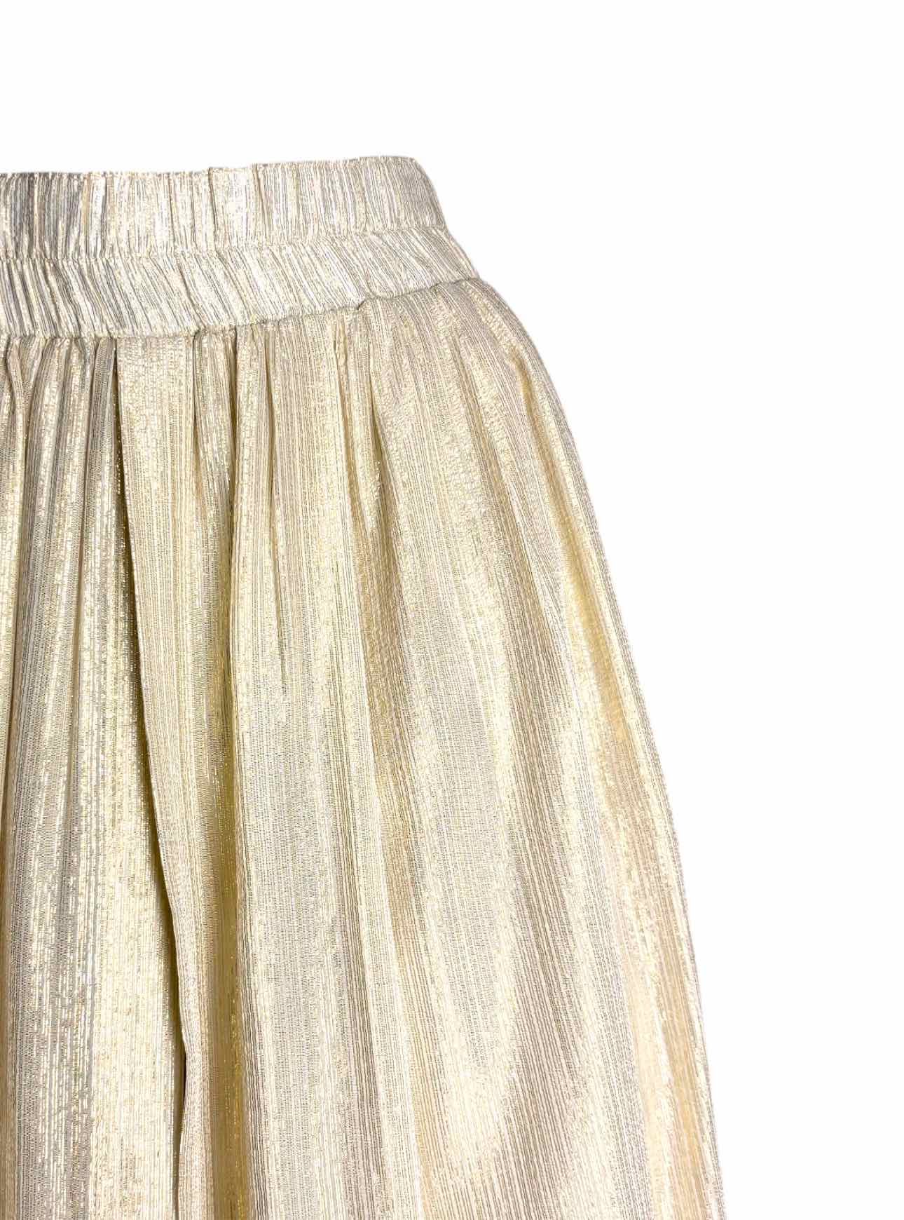 Dusan Size M Golden Age Lame Pants w/Skirt - Image 3