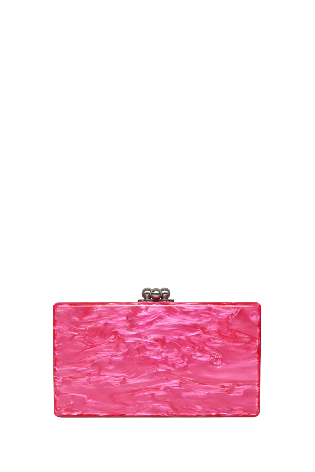 Edie Parker Pearlescent Acrylic Slim Jean Box Clutch - Image 2