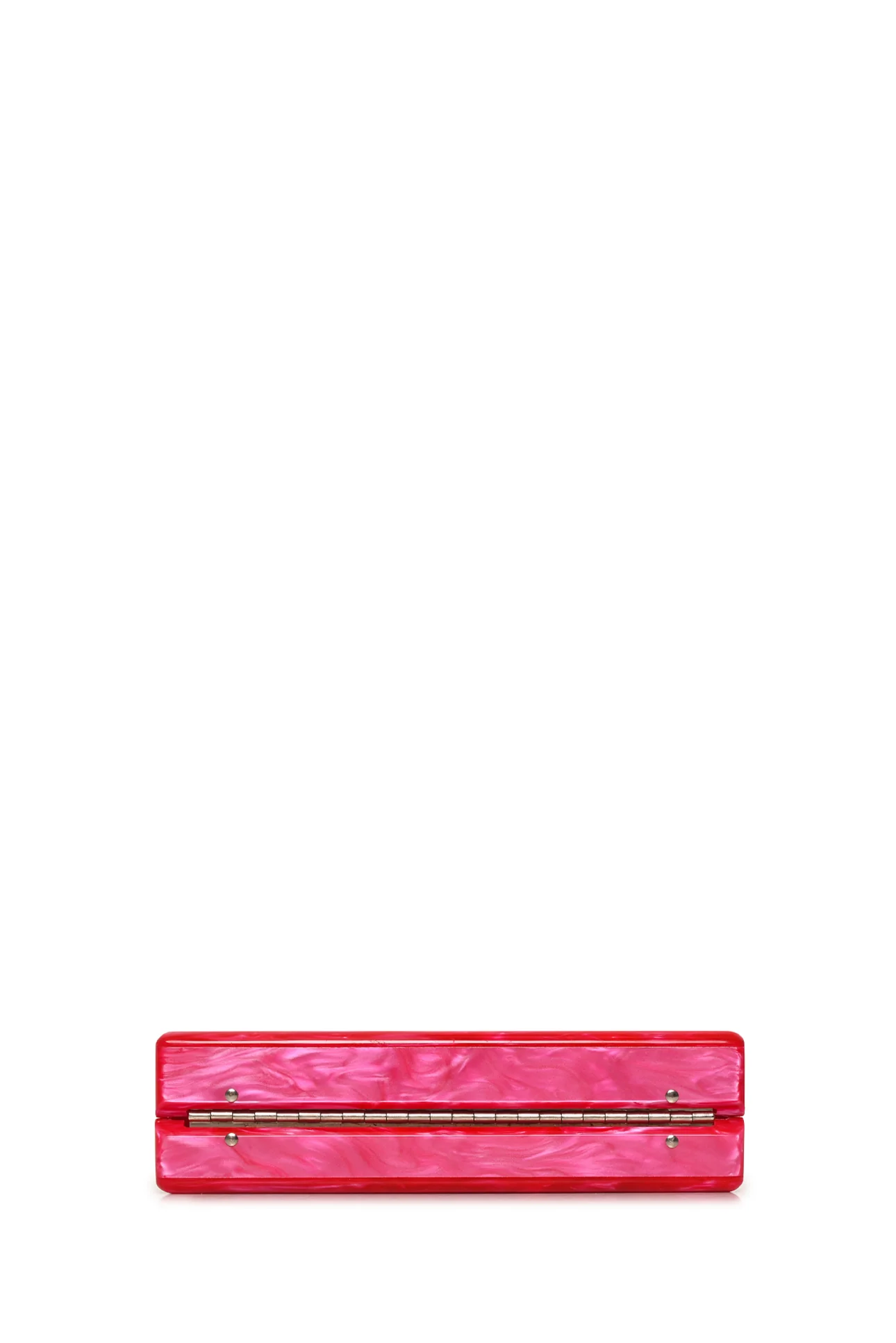 Edie Parker Pearlescent Acrylic Slim Jean Box Clutch - Image 3