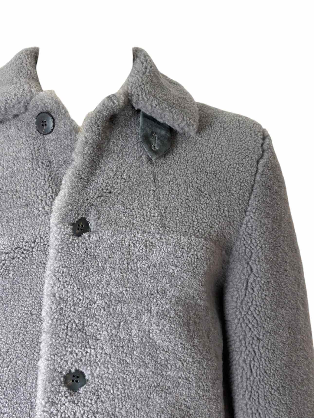 Eidos Long Shearling Size 50 Men's Coat - Image 3