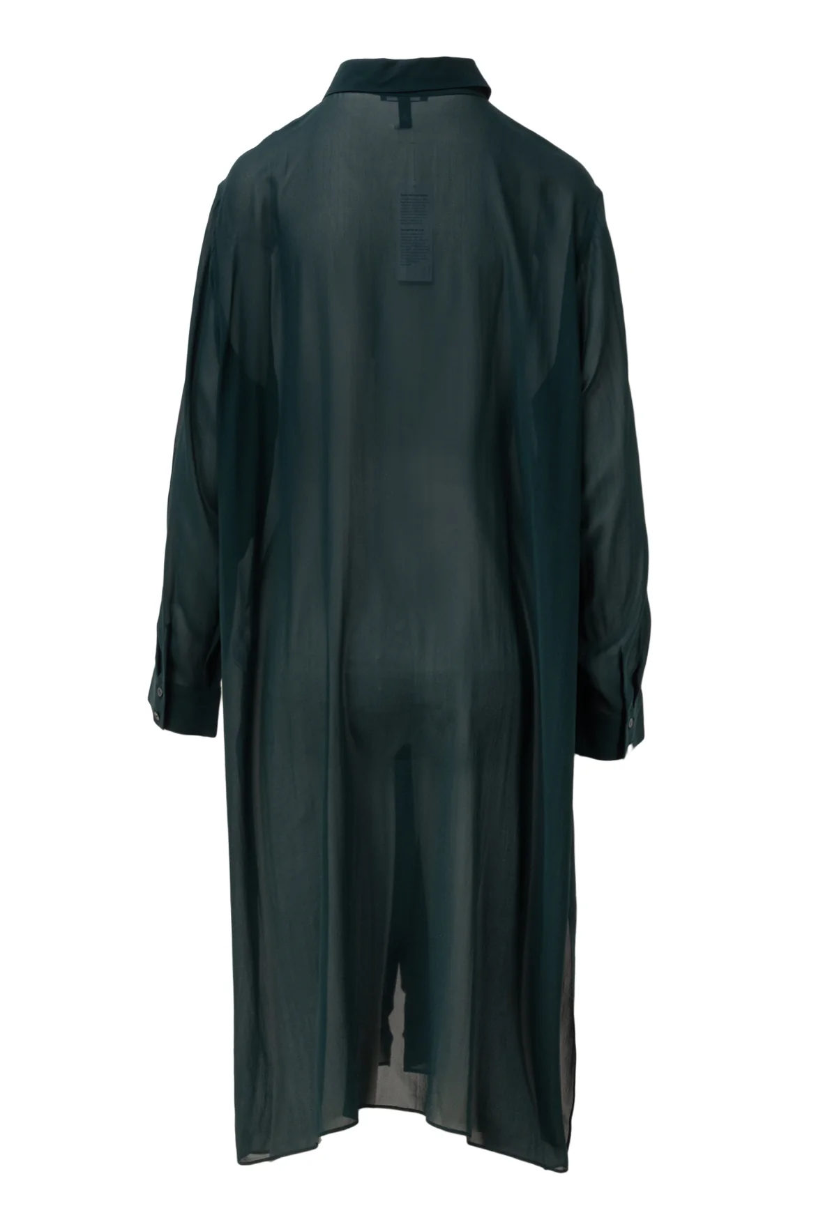 Eileen Fisher Size 1X Sheer Button-Up Midi Tunic - Image 2