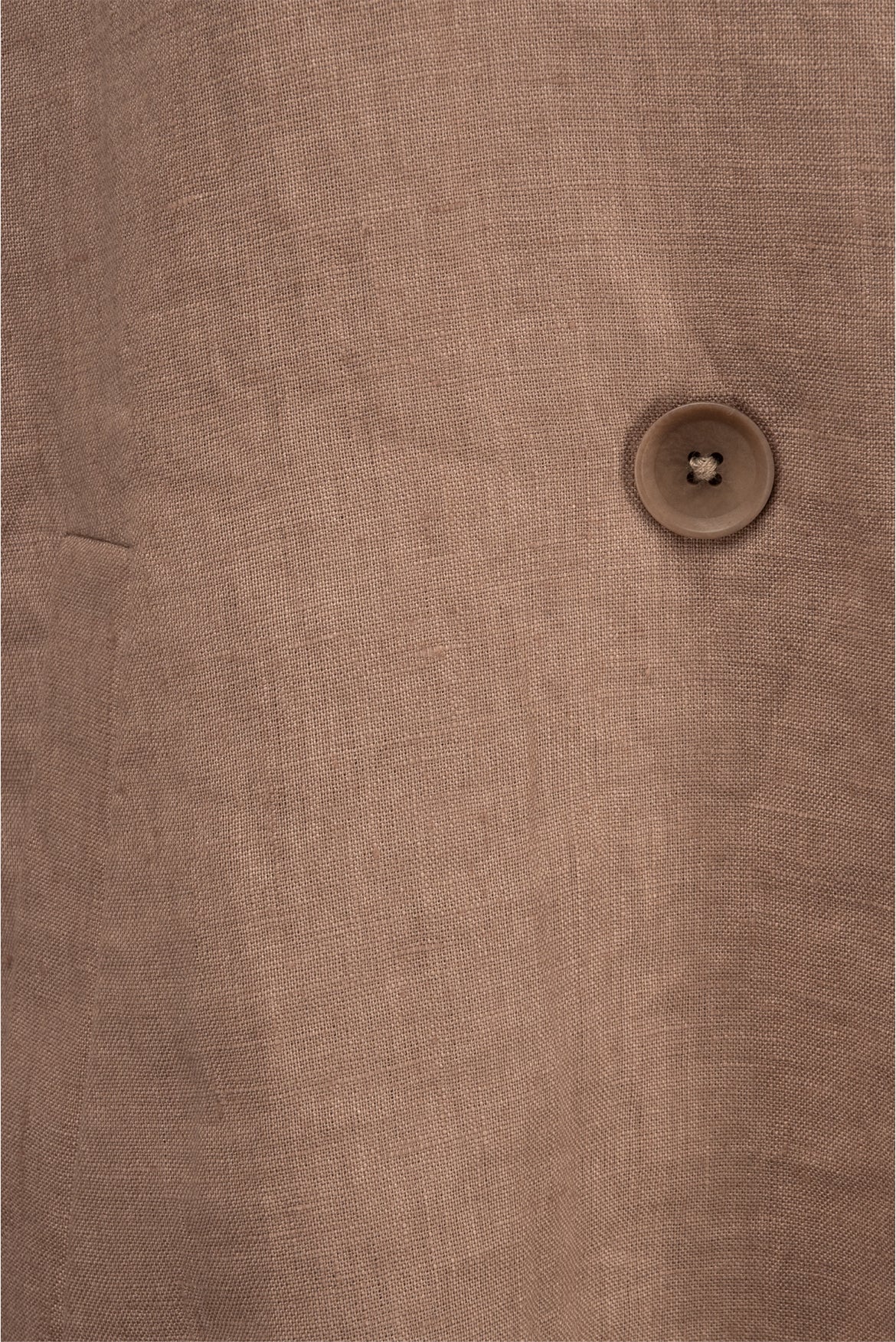 Eileen Fisher Size S Linen Blazer - Image 3