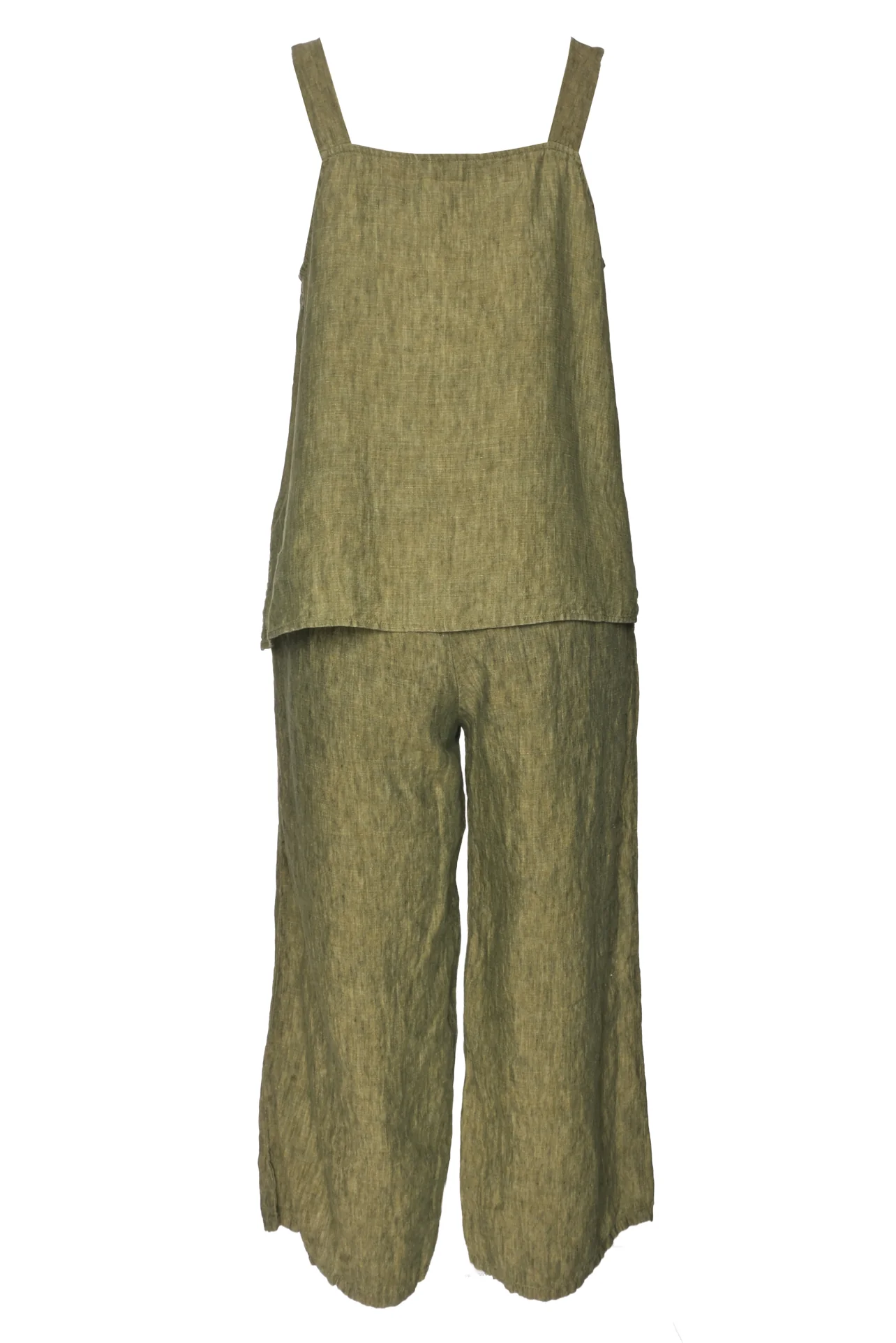 Eileen Fisher Size XS/S Linen Tank & Pant Set - Image 2