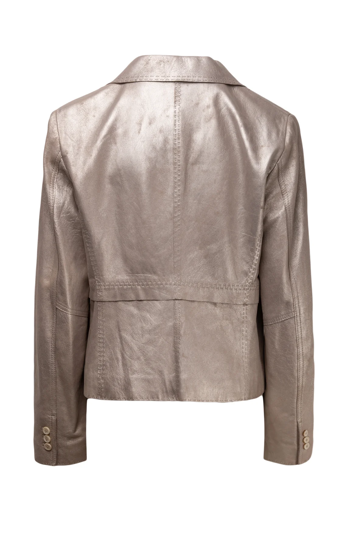 Elie Tahari Size XL Leather Blazer - Image 2