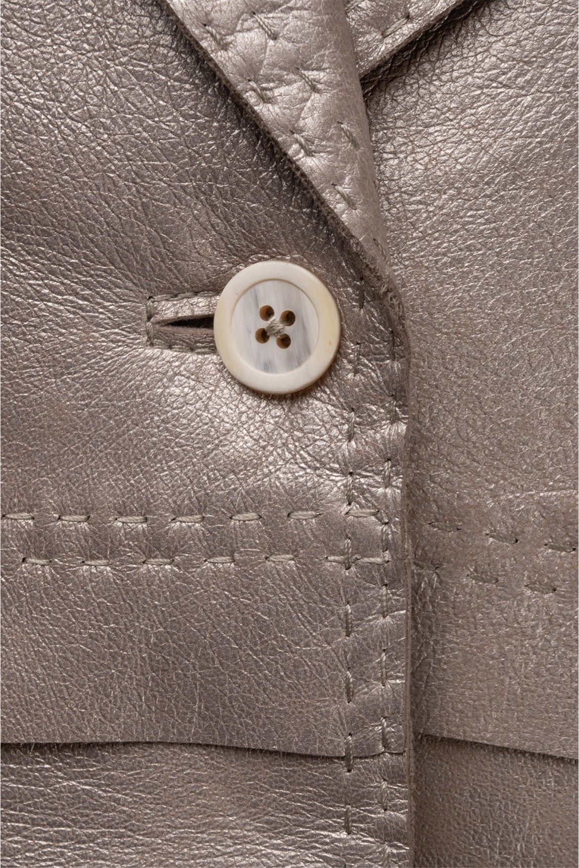 Elie Tahari Size XL Leather Blazer - Image 3