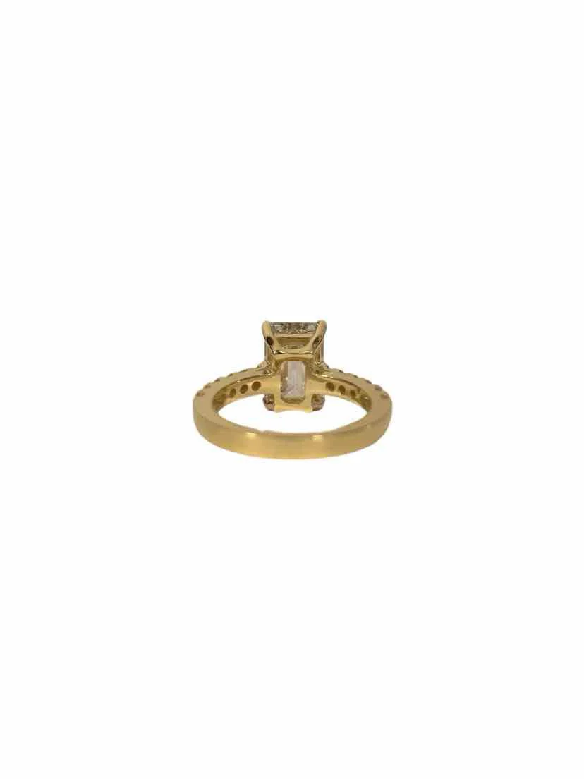 Emerald Cut Lab Diamond Size 6.5 Ring - Image 3