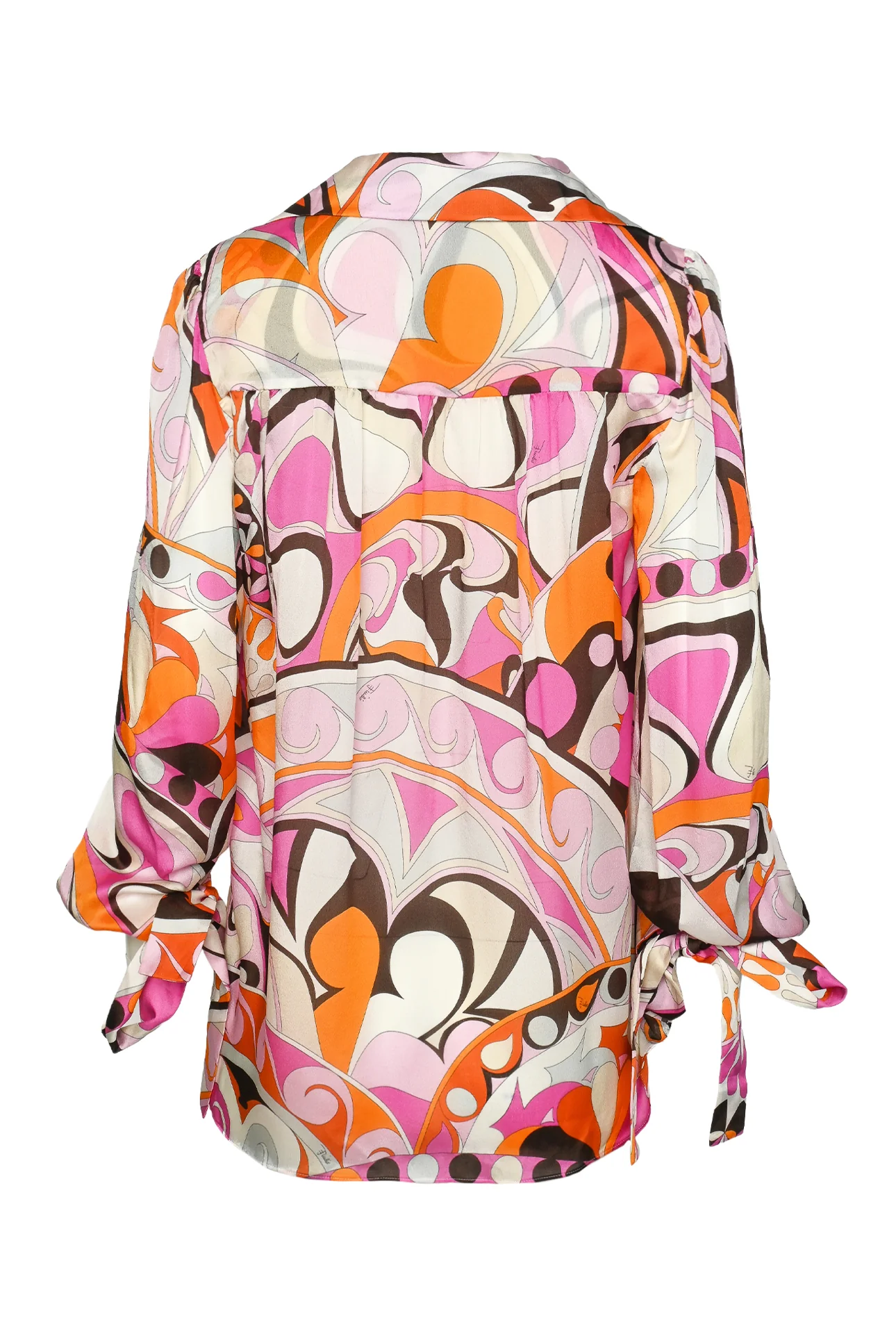 Emilio Pucci Size 6 Archivio Via De' Pucci 6- Firenze Silk Tops - Image 2