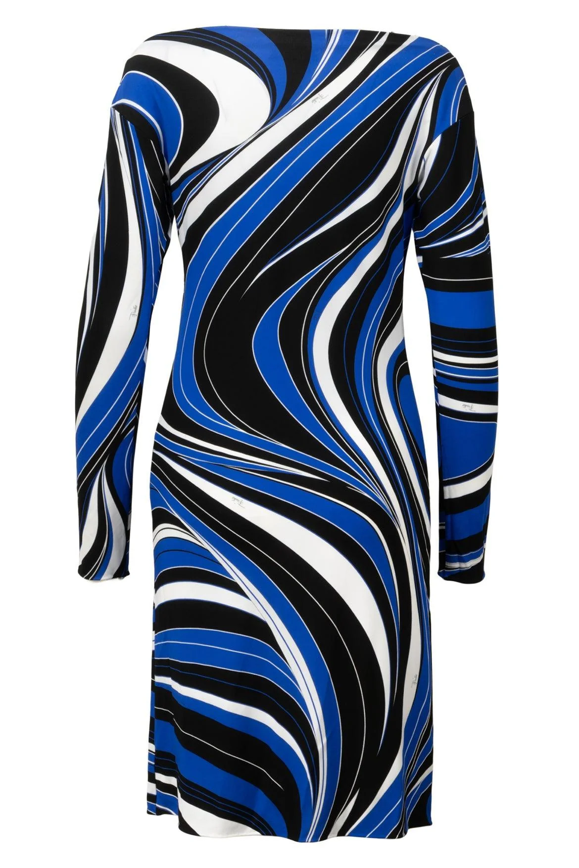 Emilio Pucci Size 6 Printed Viscose Long Sleeve Dress - Image 2