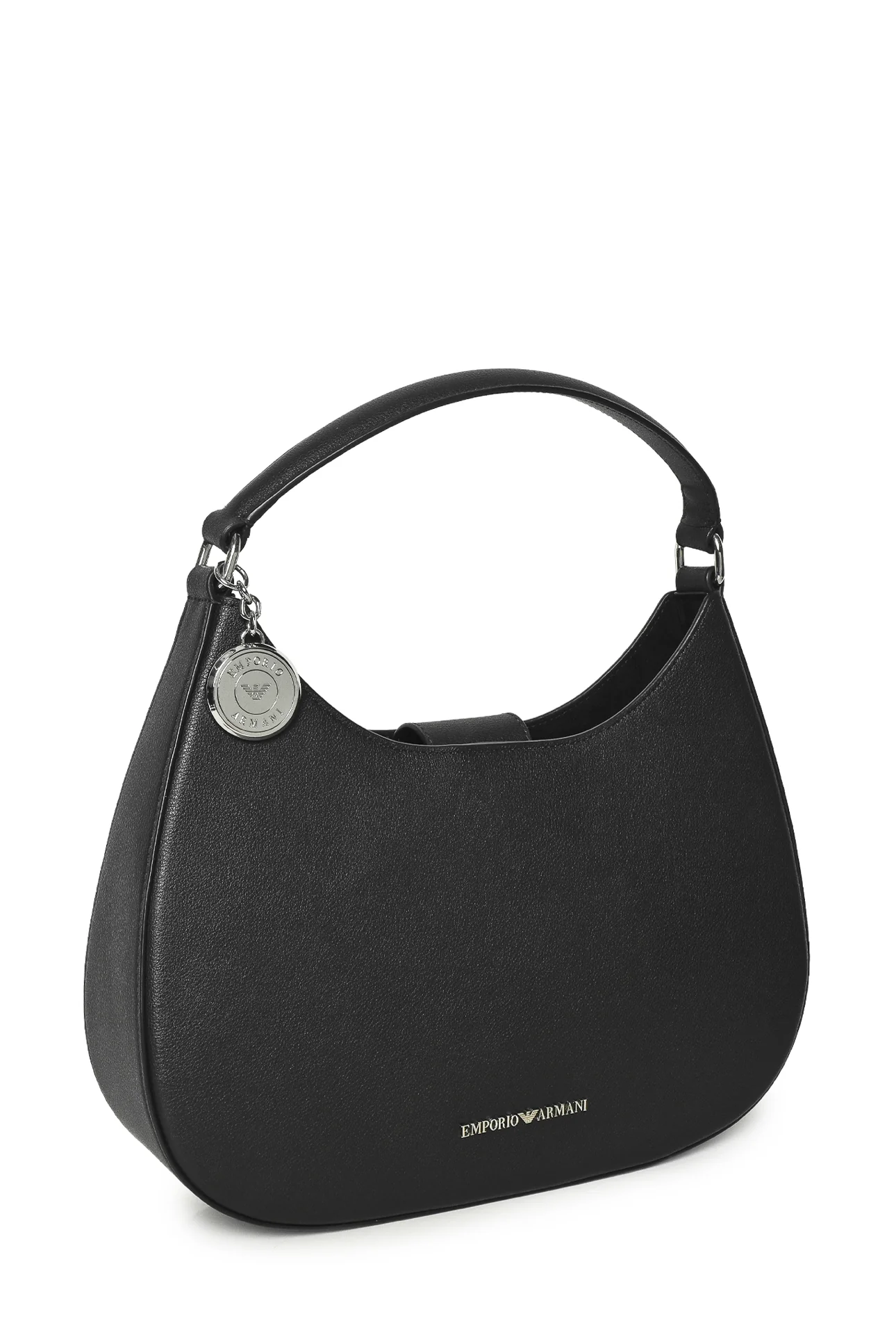 Emporio Armani Logo Lettering Hobo Shoulder Bag - Image 2