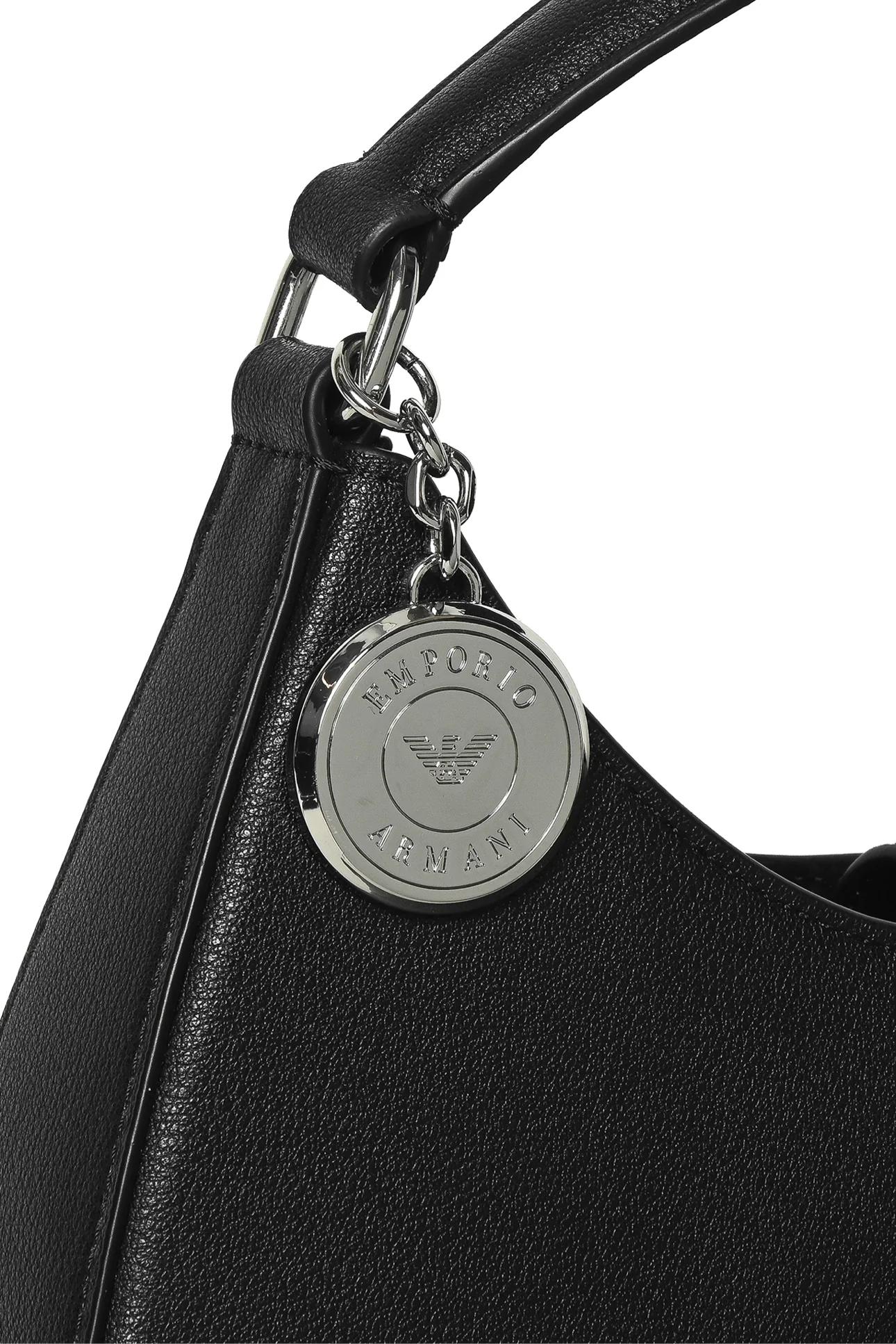 Emporio Armani Logo Lettering Hobo Shoulder Bag - Image 5