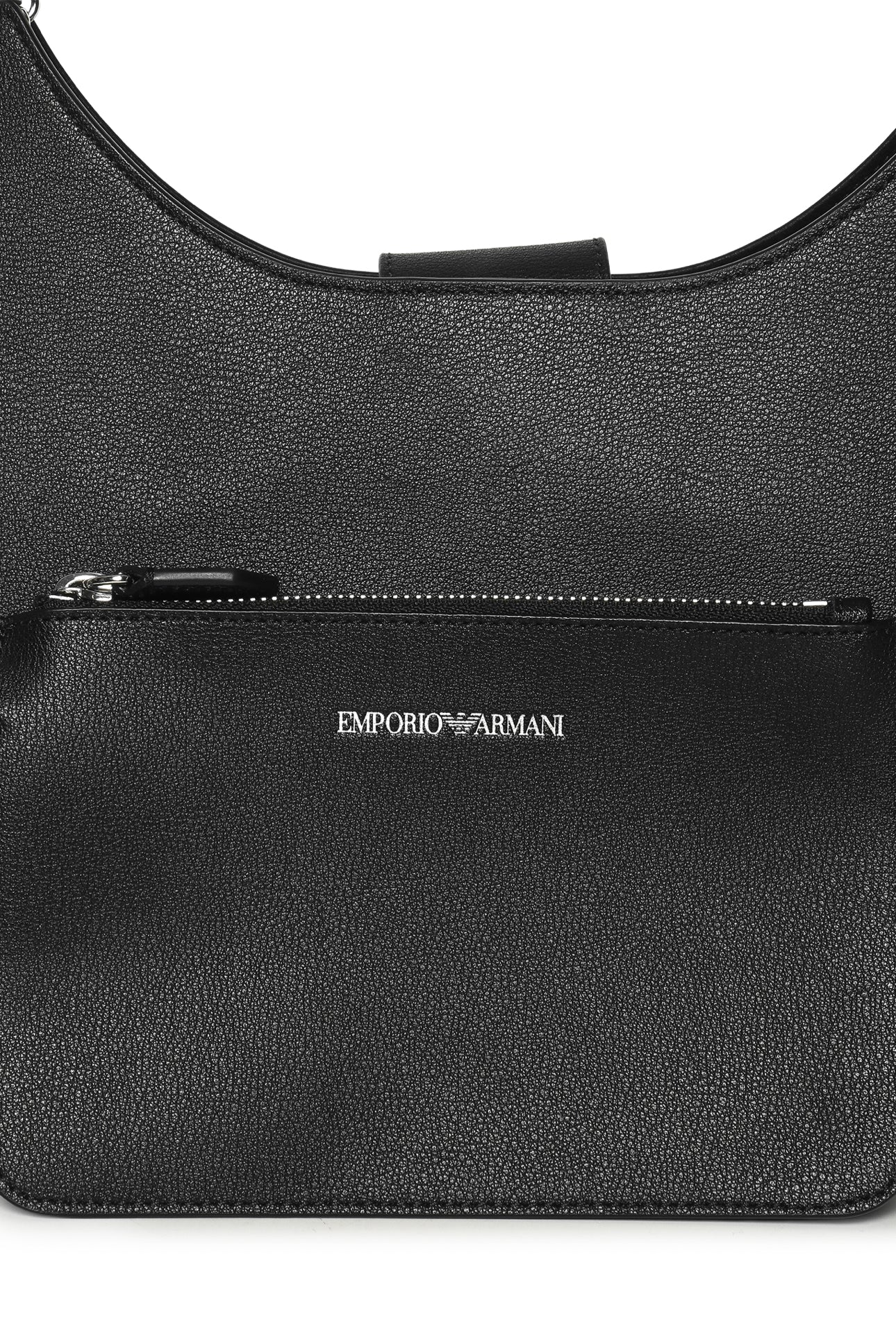 Emporio Armani Logo Lettering Hobo Shoulder Bag - Image 6