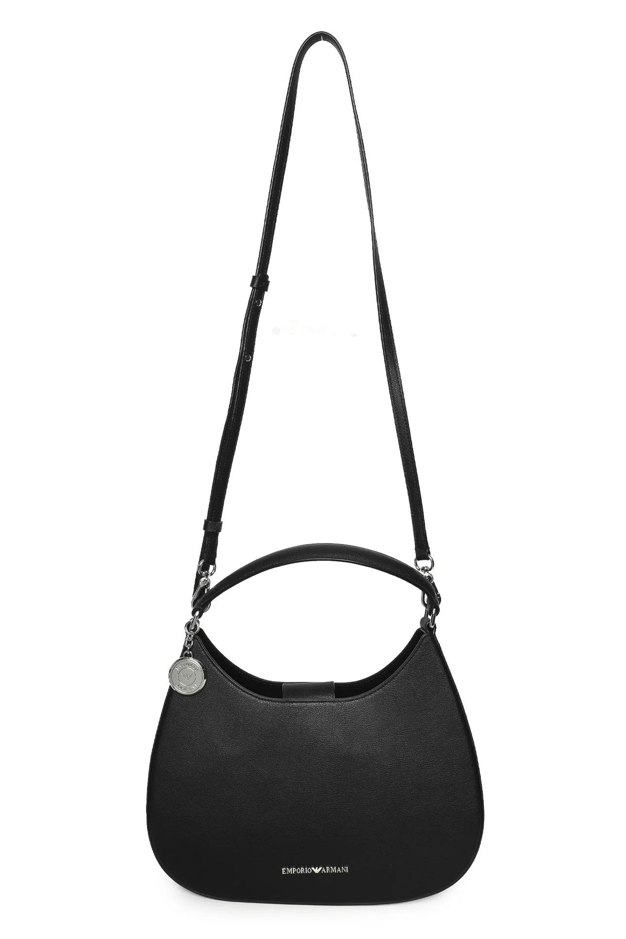 Emporio Armani Logo Lettering Hobo Shoulder Bag - Image 7